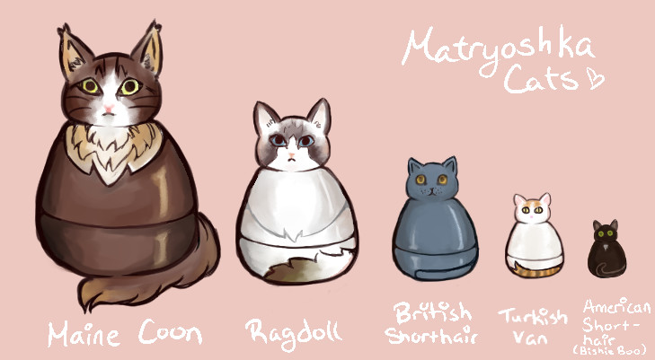 Matryoshka cat outlet