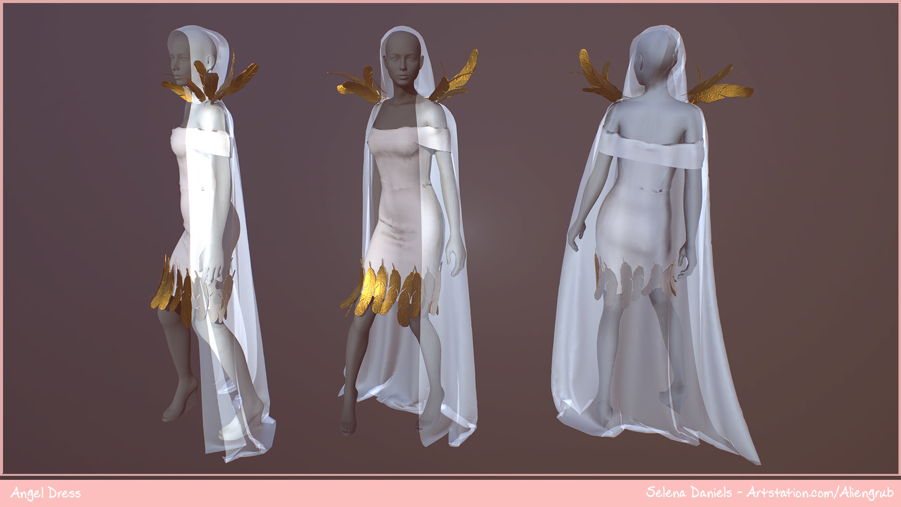 Angel store dress image