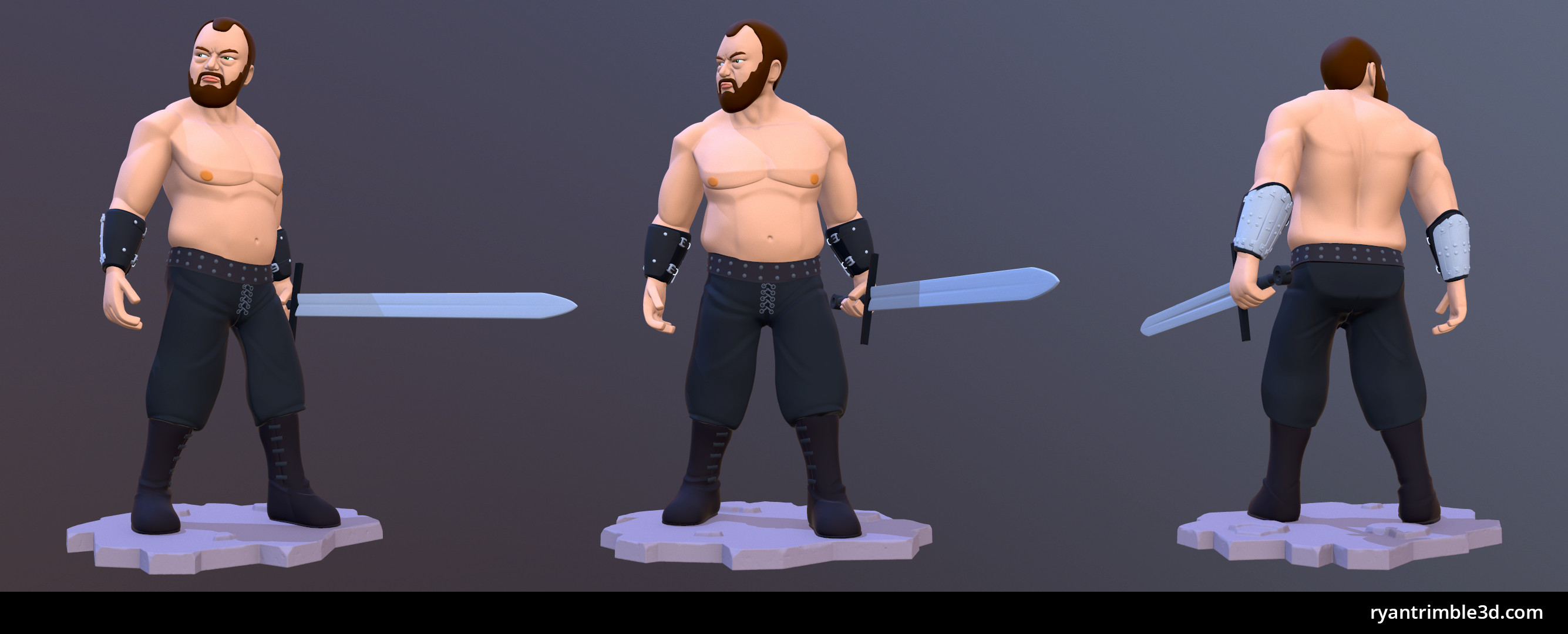 High-poly turnaround