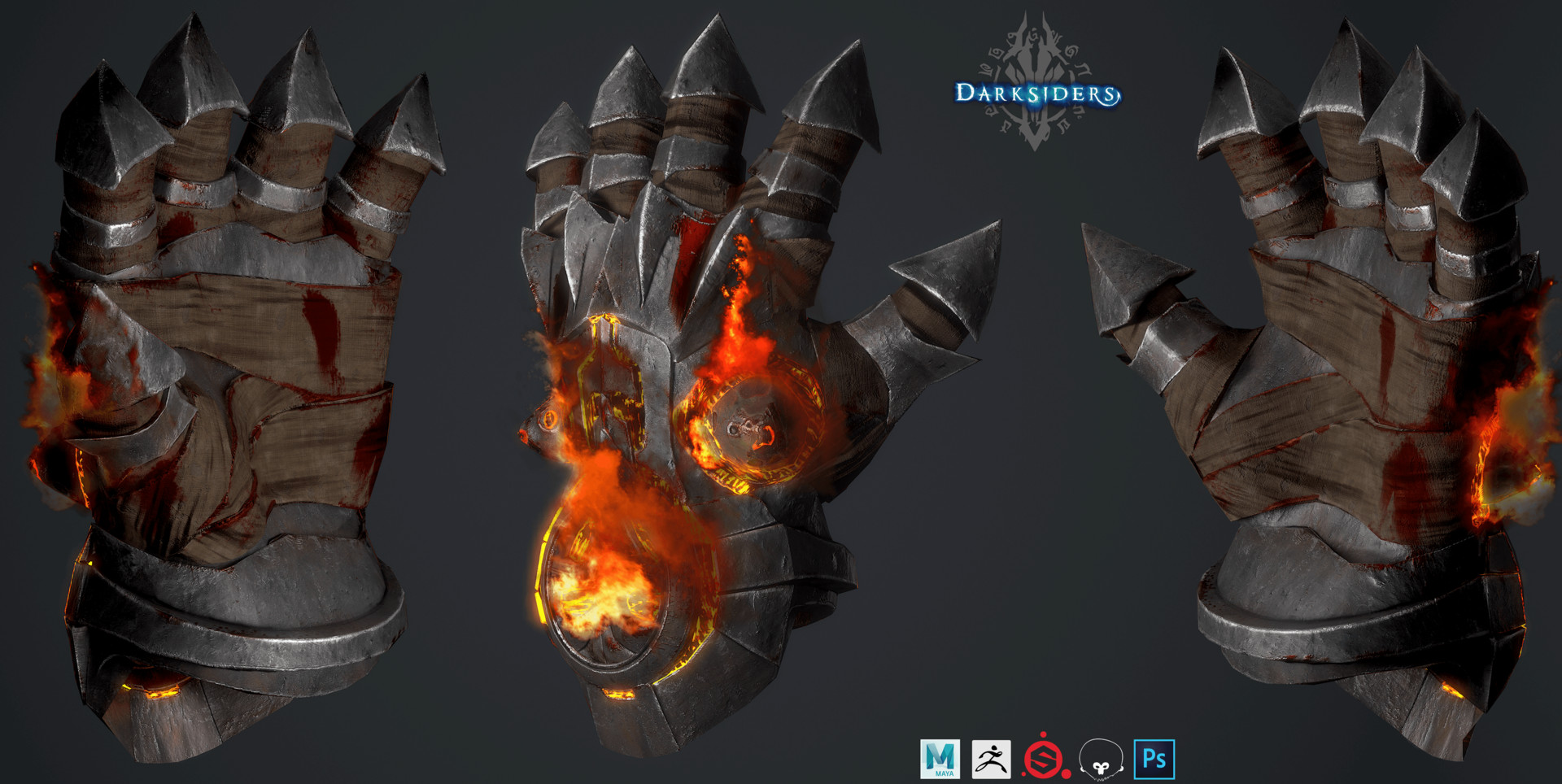 Gopal Singh Negi Gauntlet LeftHand of War From Darksiders