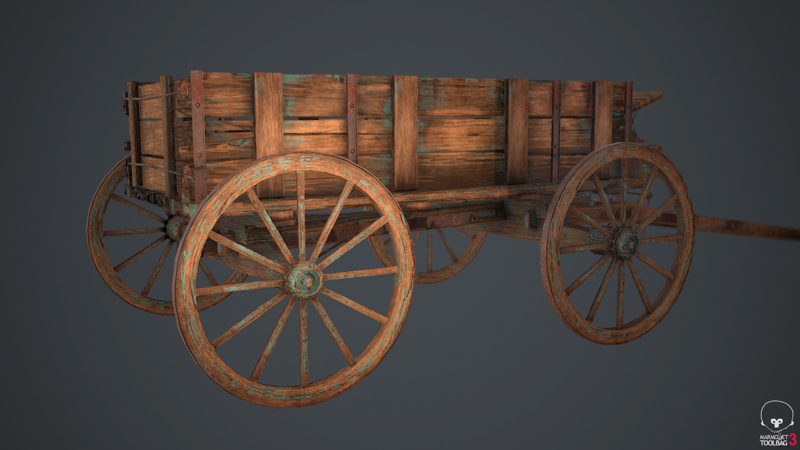 Wagon Marmoset render