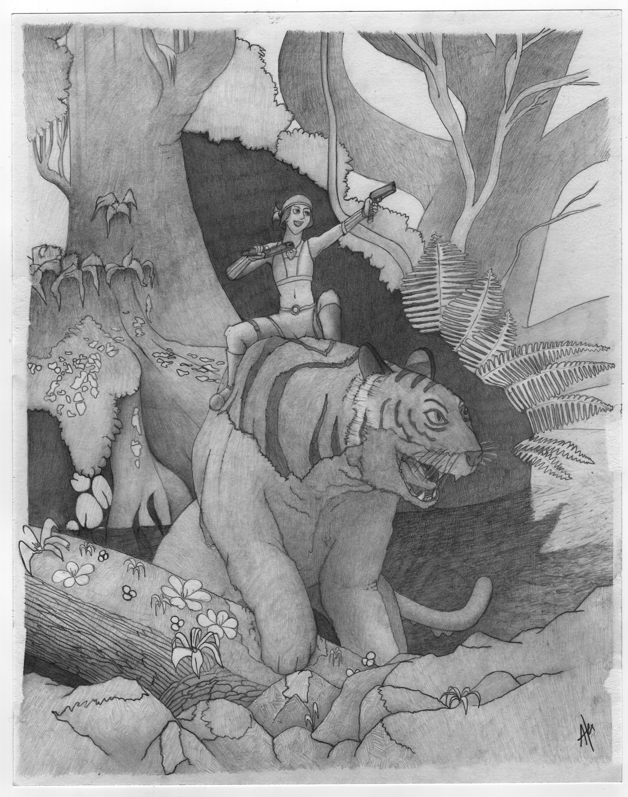 Original Scan, Graphite (Mono Tombow)