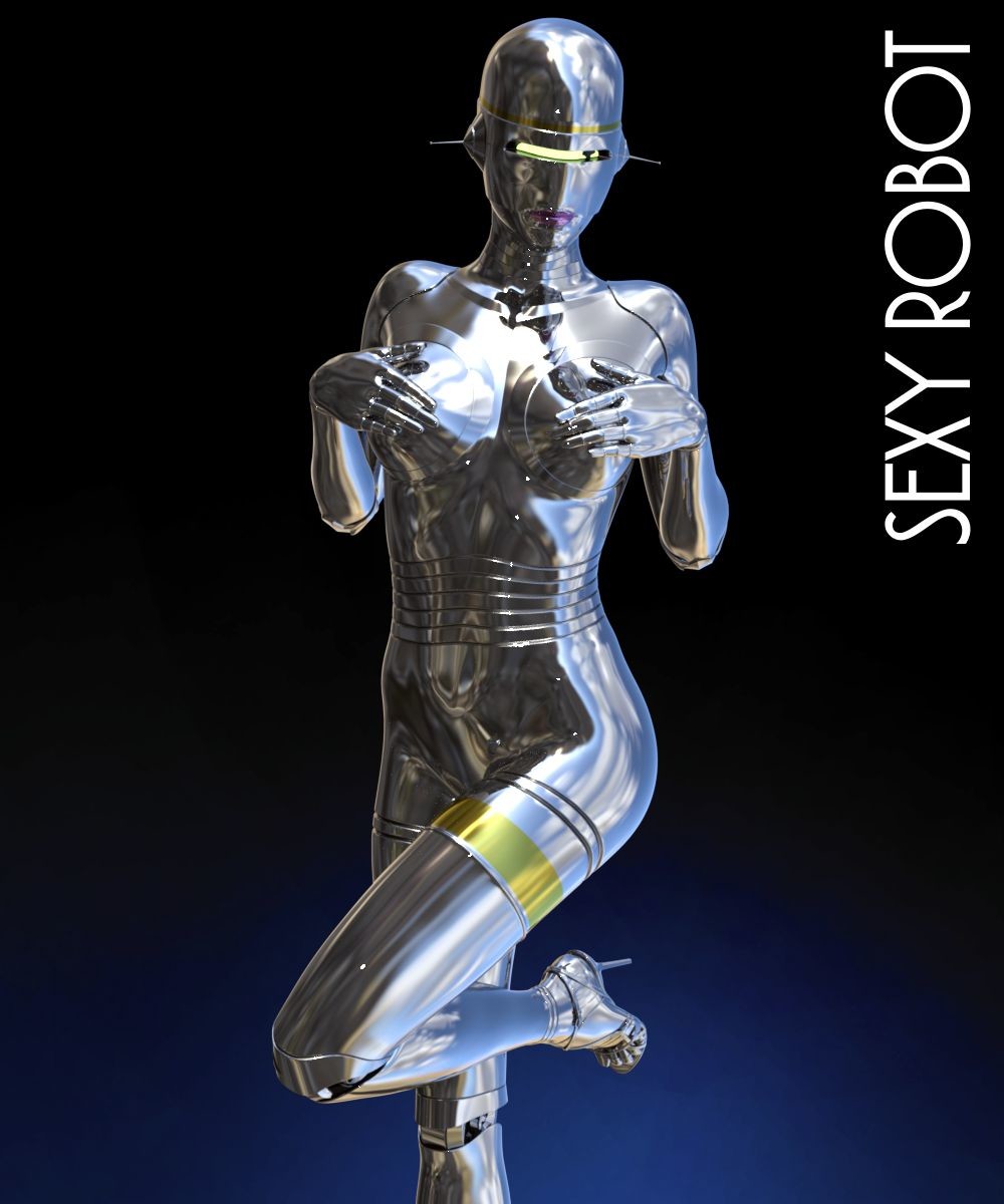 Artstation Sorayama S Sexy Robot For Genesis 3 Renderhub