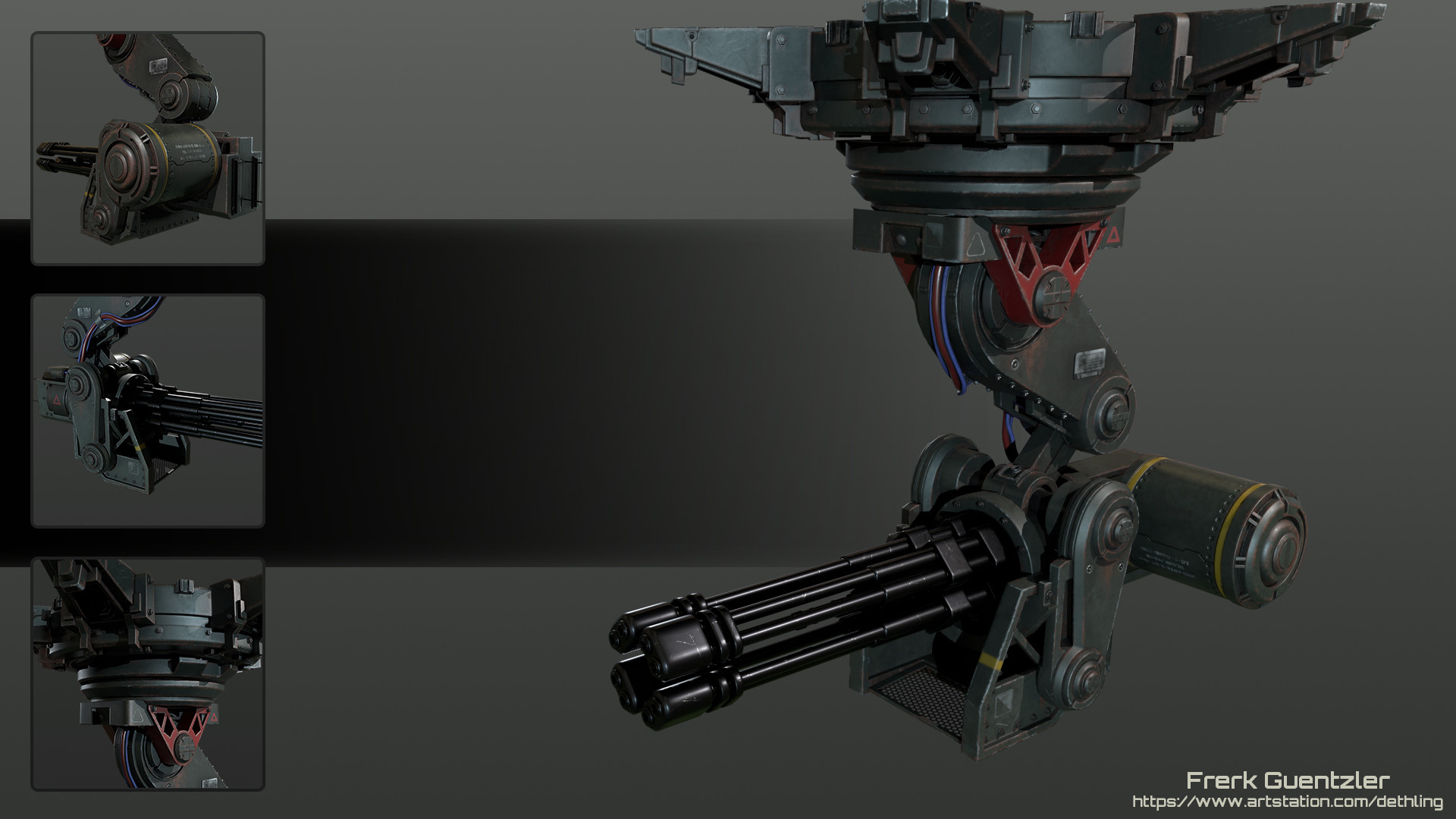 ArtStation Star Citizen Low Tech Security Turret
