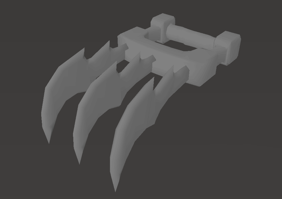 Work_1 - Weapon knuckle-duster
