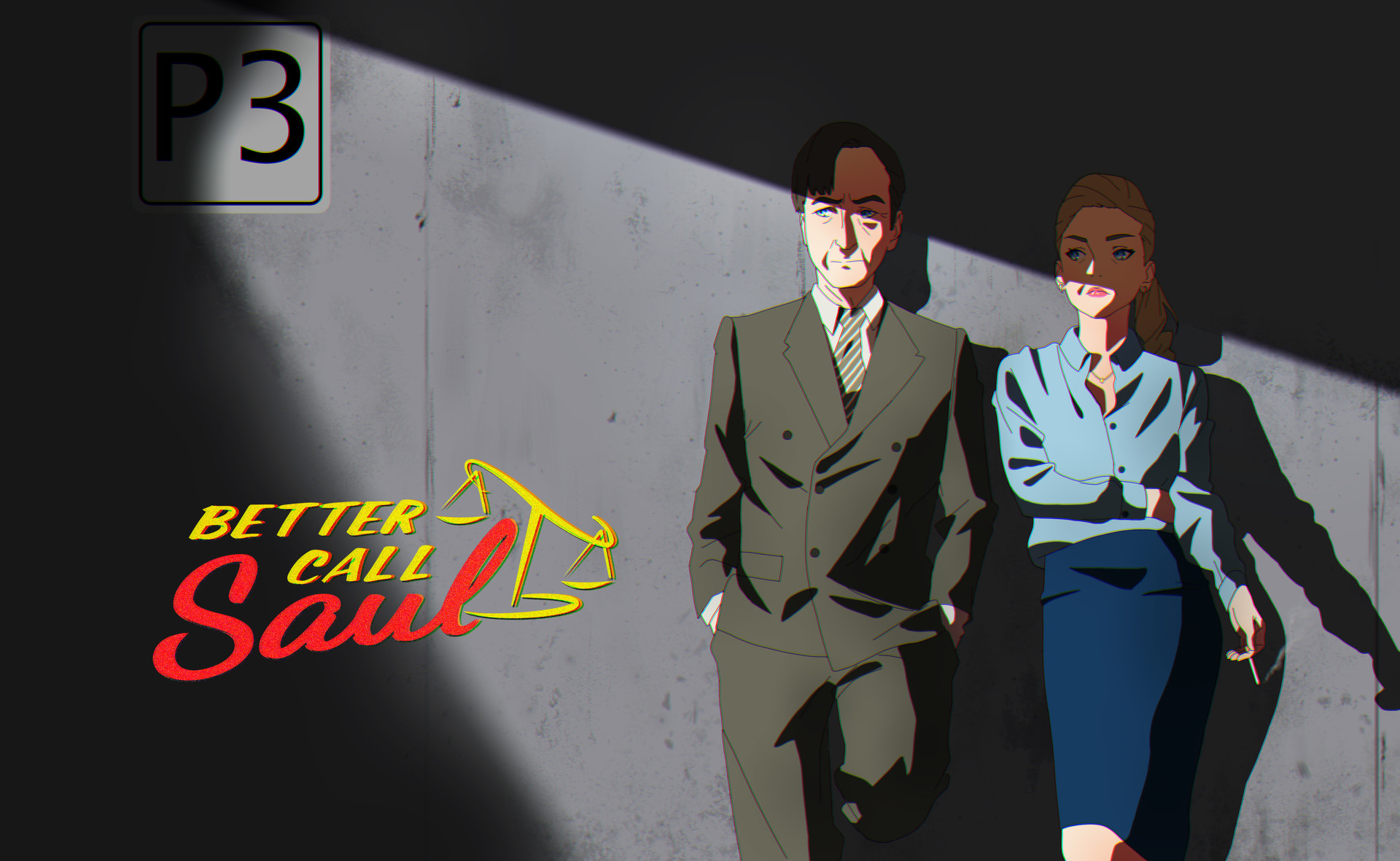Better call Saul if it was anime created by mid journey  rbetterCallSaul