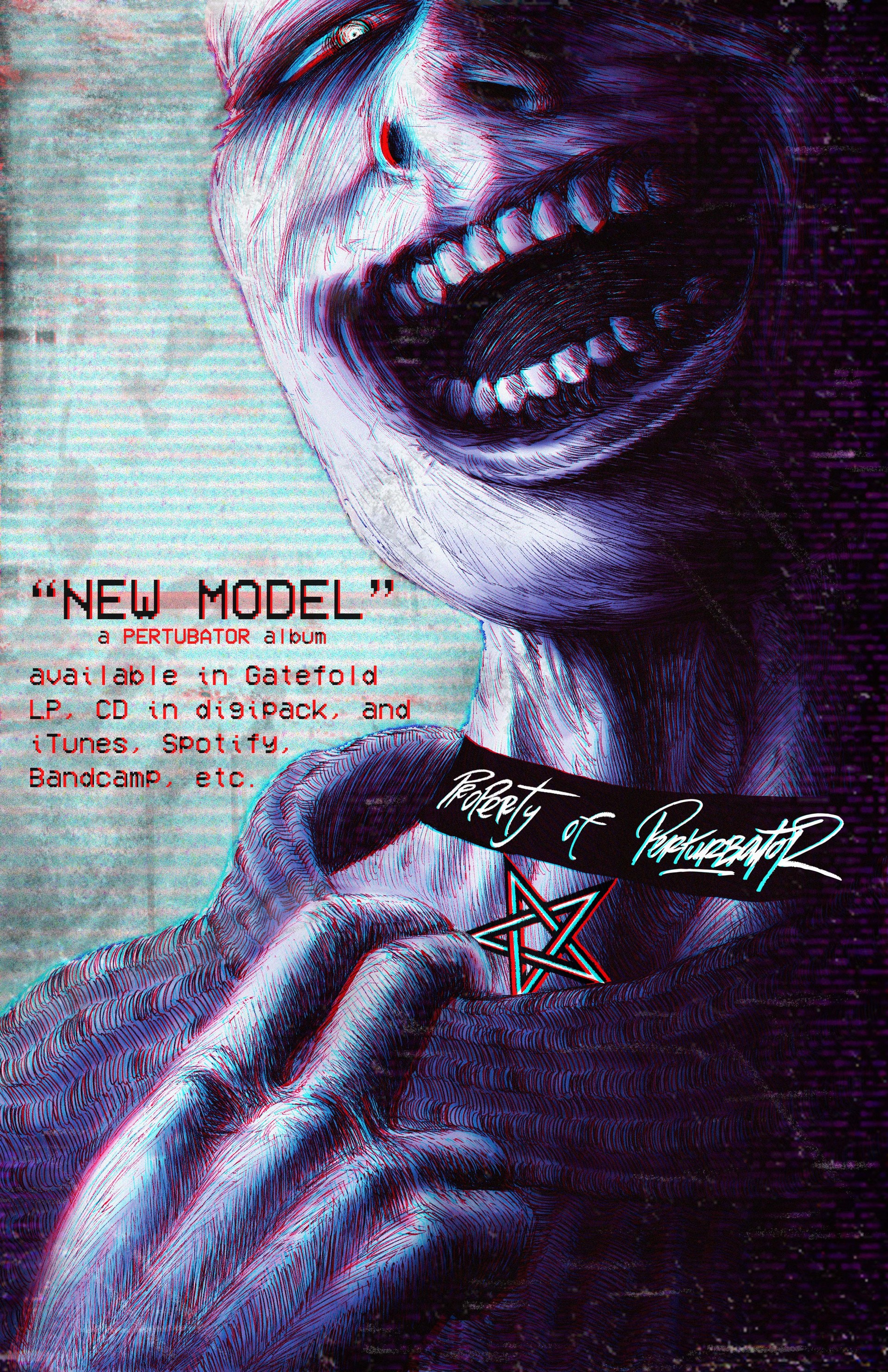 ArtStation PERTURBATOR: New Model mock poster