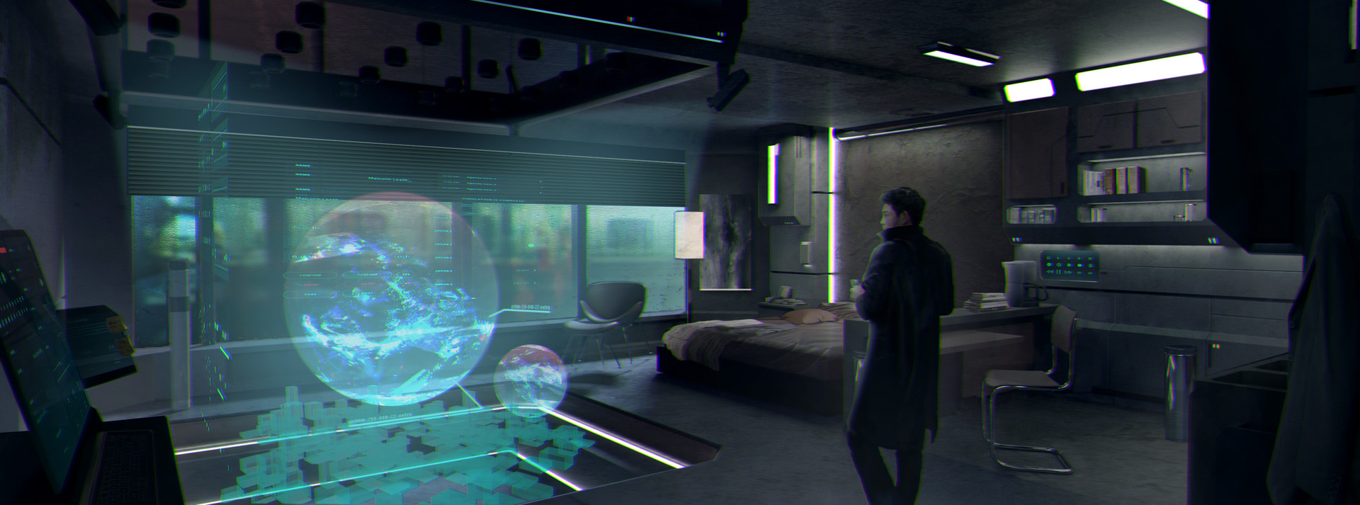 Artstation Cyberpunk Project Anthony Avi