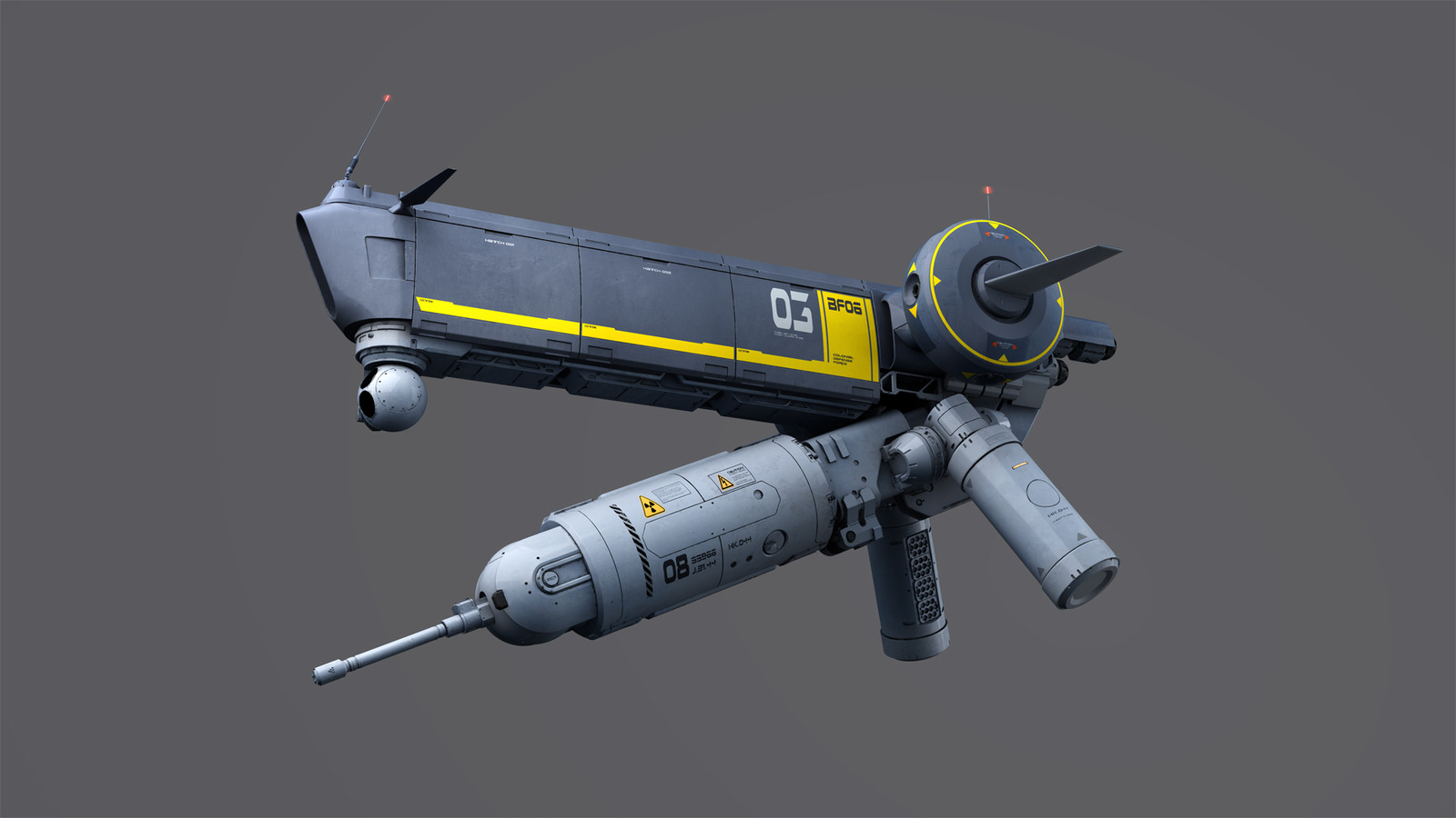 Hover drone - Front view