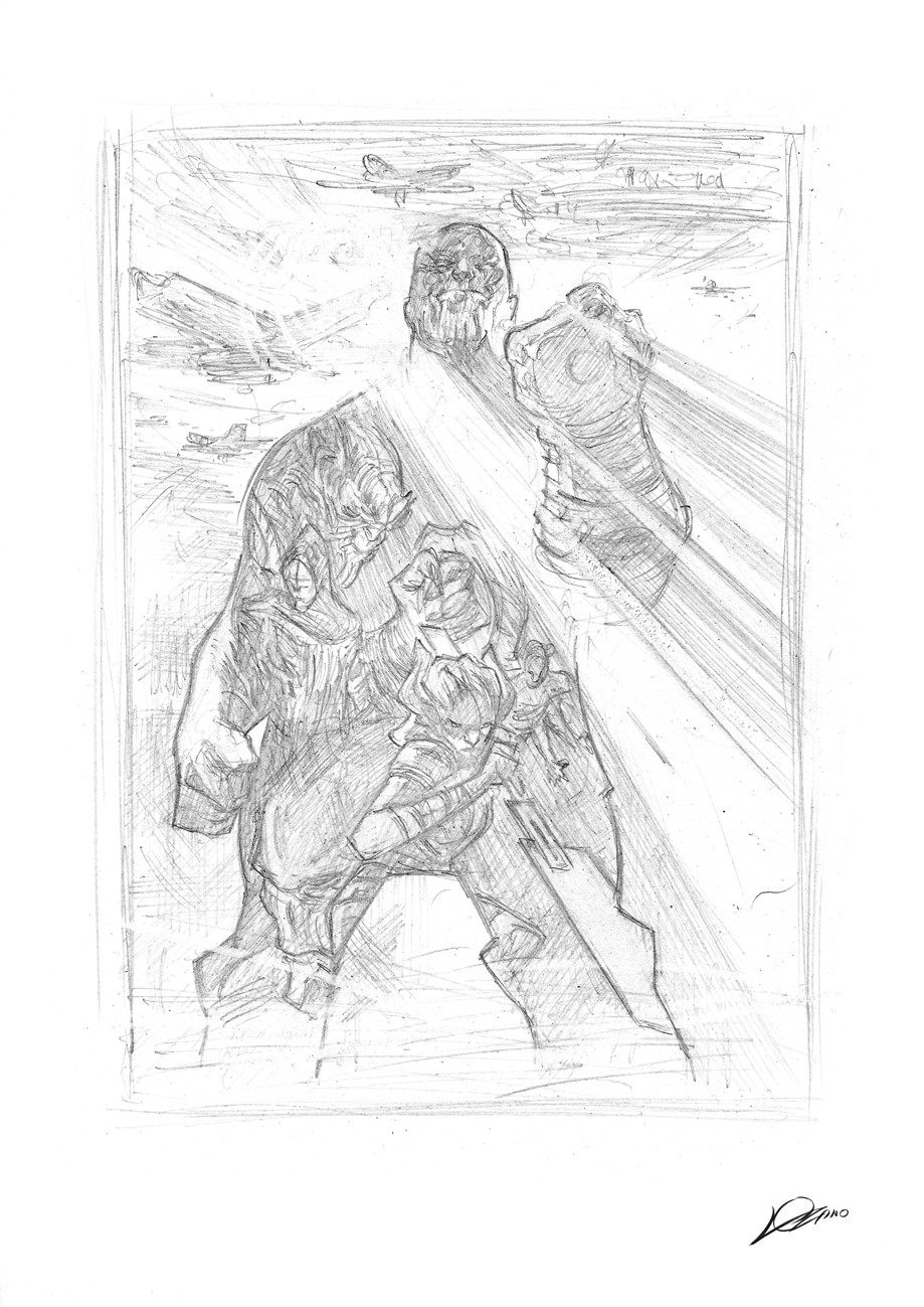 Artstation Avengers Infinity War Promo Art Alexander Lozano