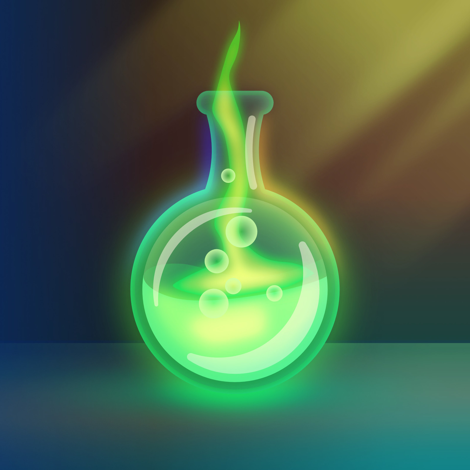Glowing Green Potion