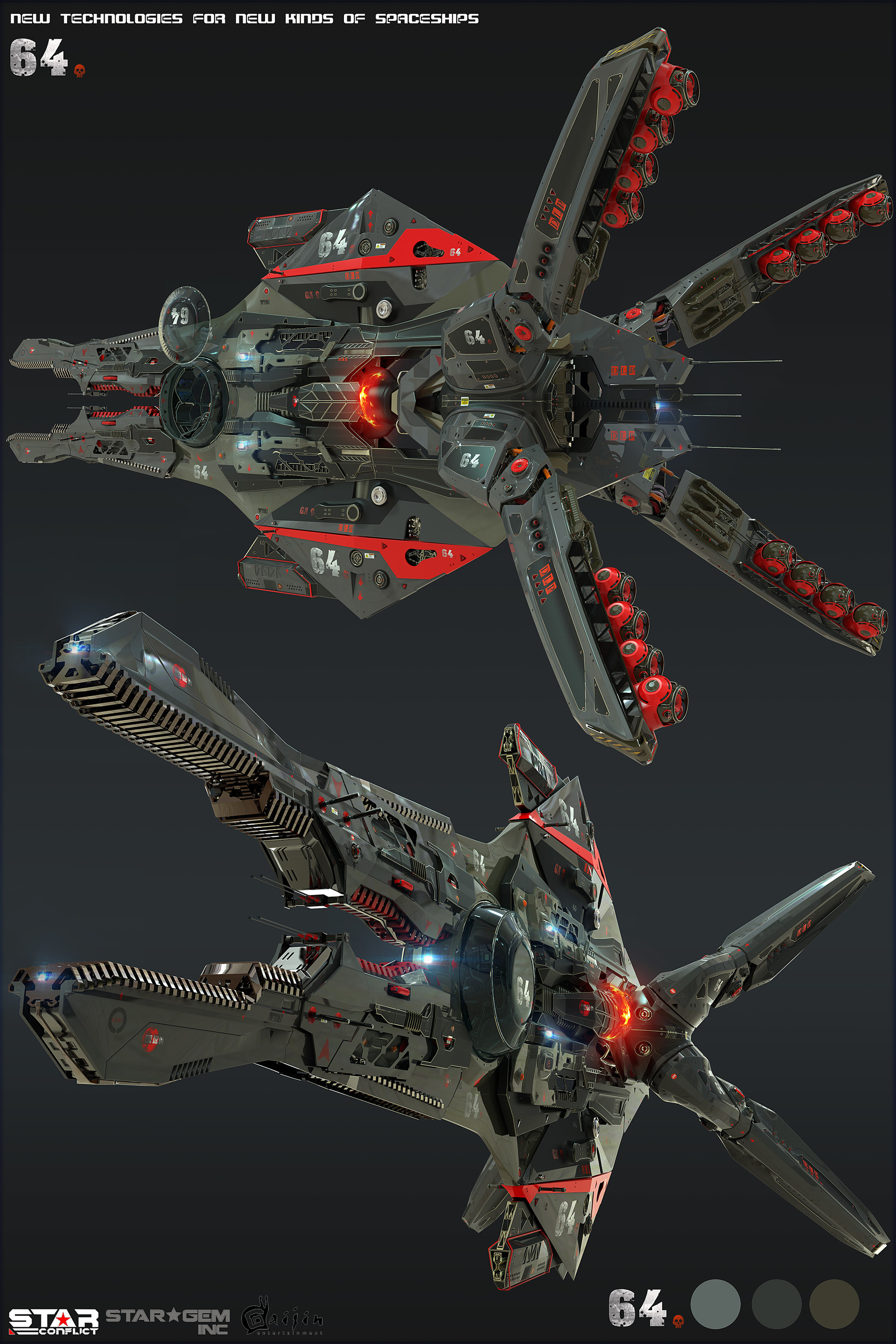 Oshanin Dmitriy Spsceship Concept For Game Star Conflict