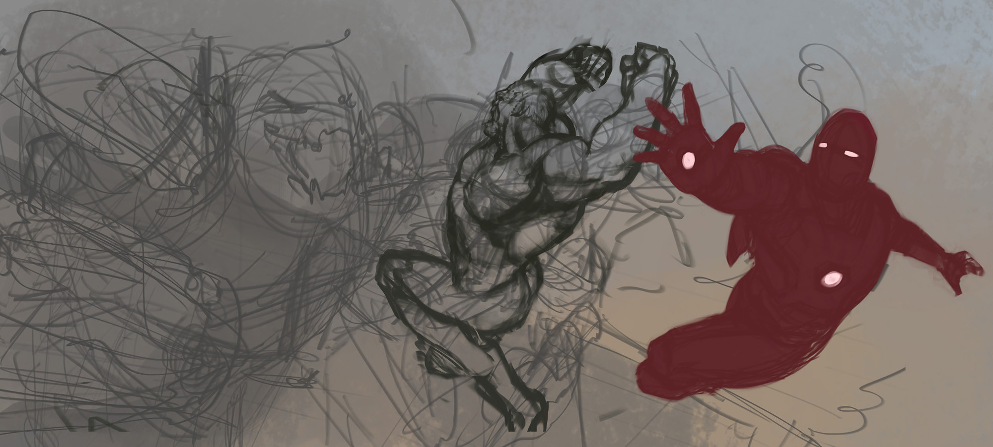 Phil Saunders Avengers Age Of Ultron 2013 Alternate Final Battle Keyframe