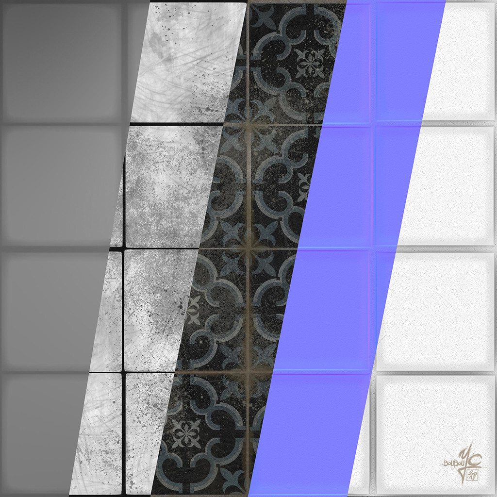 Textures : 
height - Glossiness - Albedo - Normals - AO