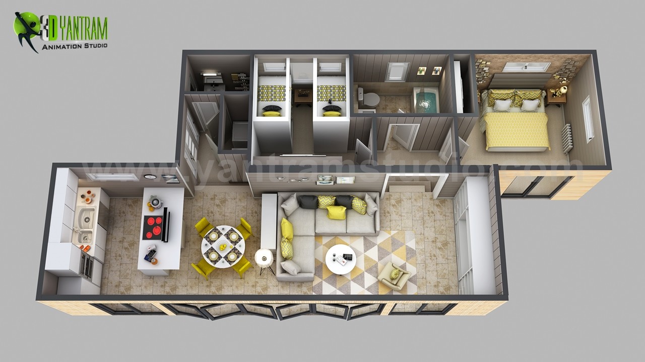 Yantram Architectural Design Studio 3d House Floor Plan Designs