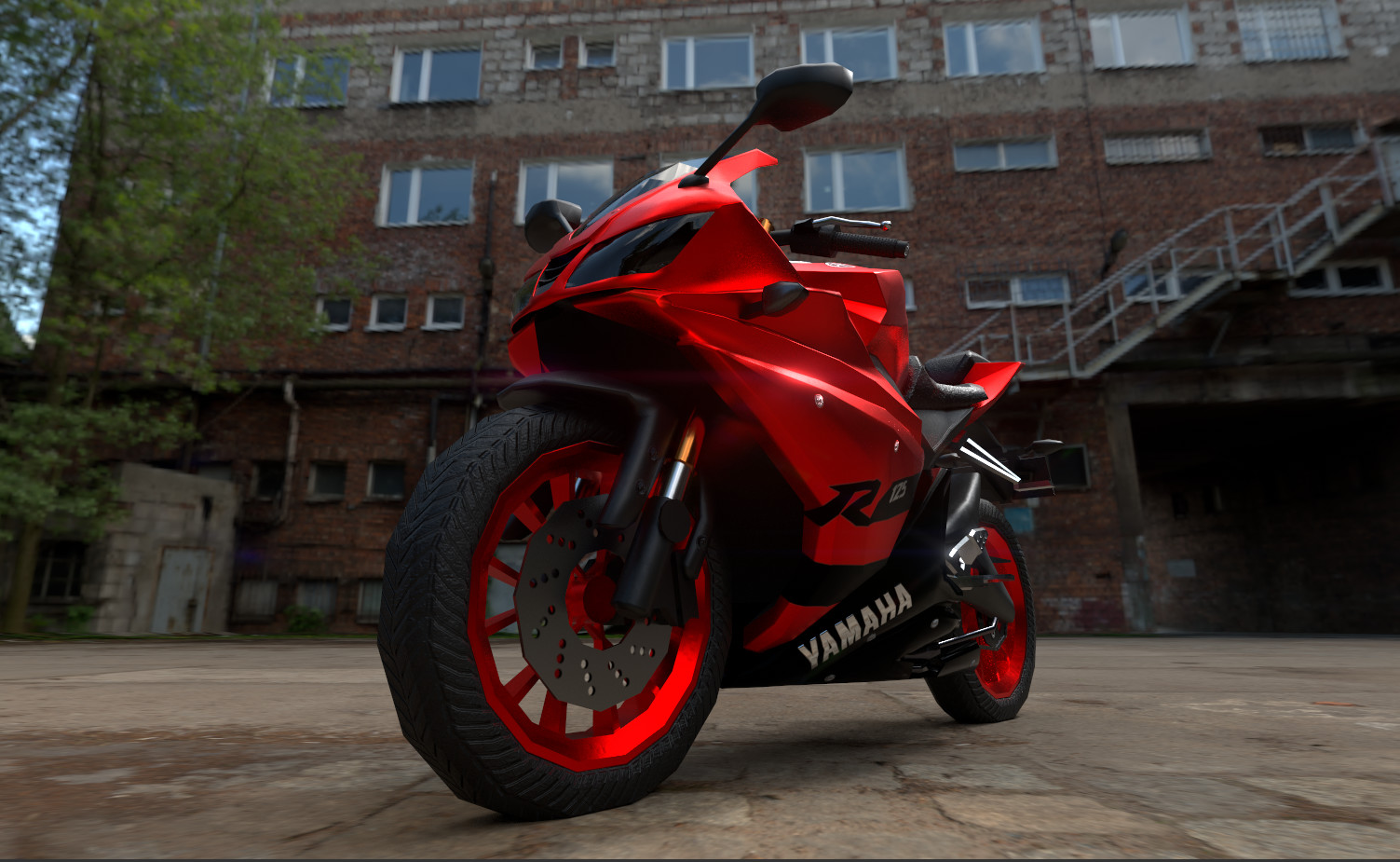 mario gs yamaha yzf r125