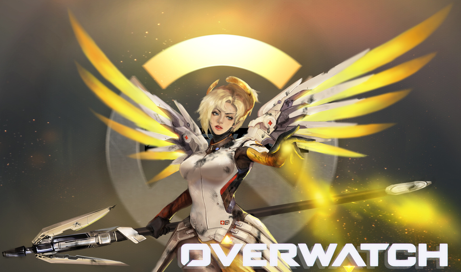 ArtStation - Overwatch - mercy, image size:1920x1133