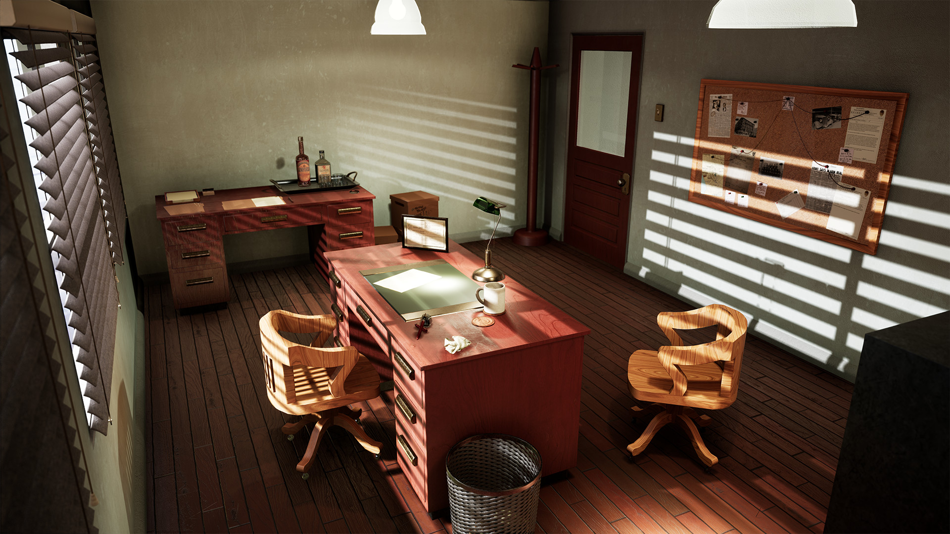 Patrik Taylor 1940s Detective Office Real Time Environment