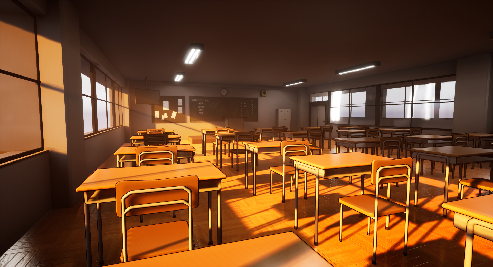 Artstation Anime Classroom Andrea Cantelli