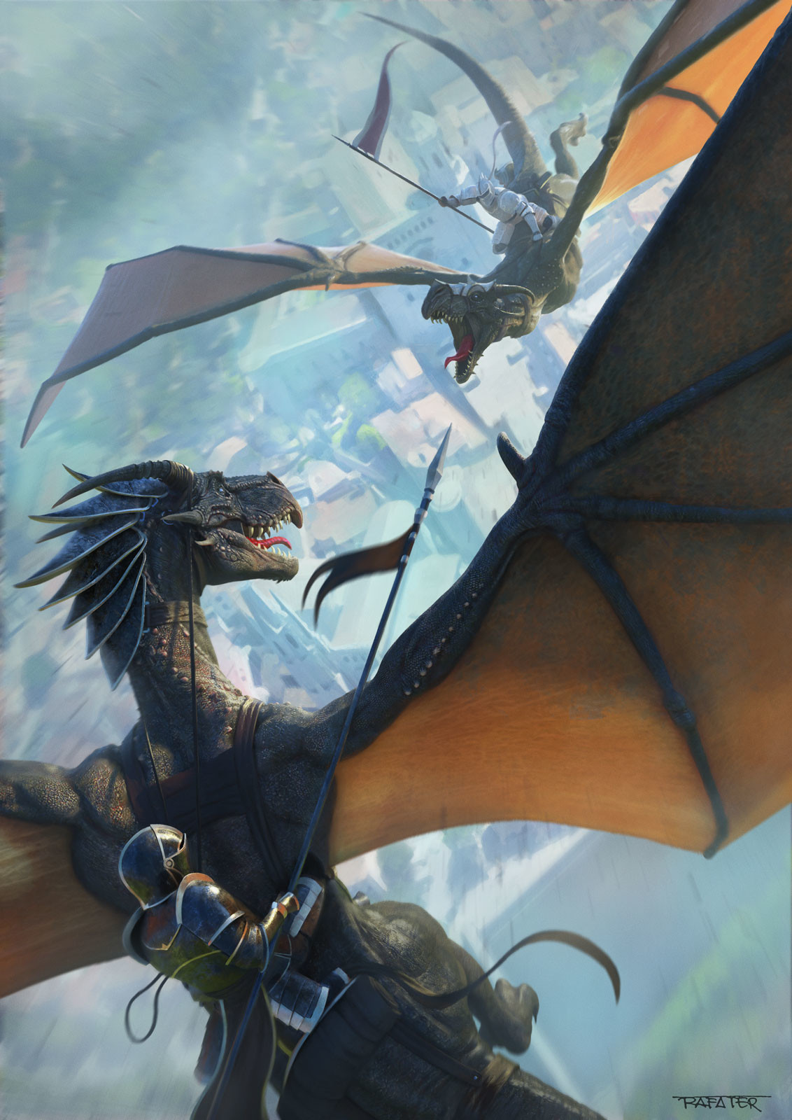 Dragon battle - Girocòmic poster