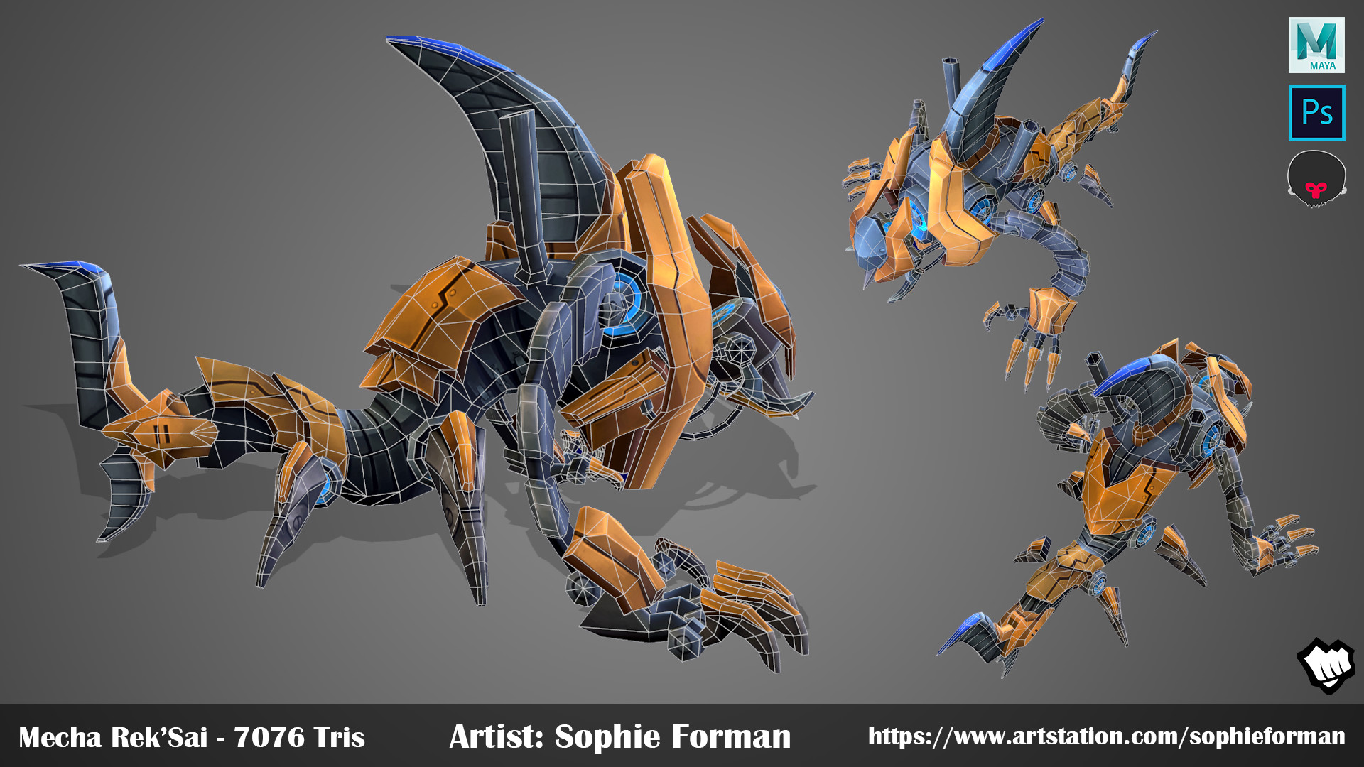 Artstation Mecha Rek Sai League Of Legends Fan Art Sophie Forman