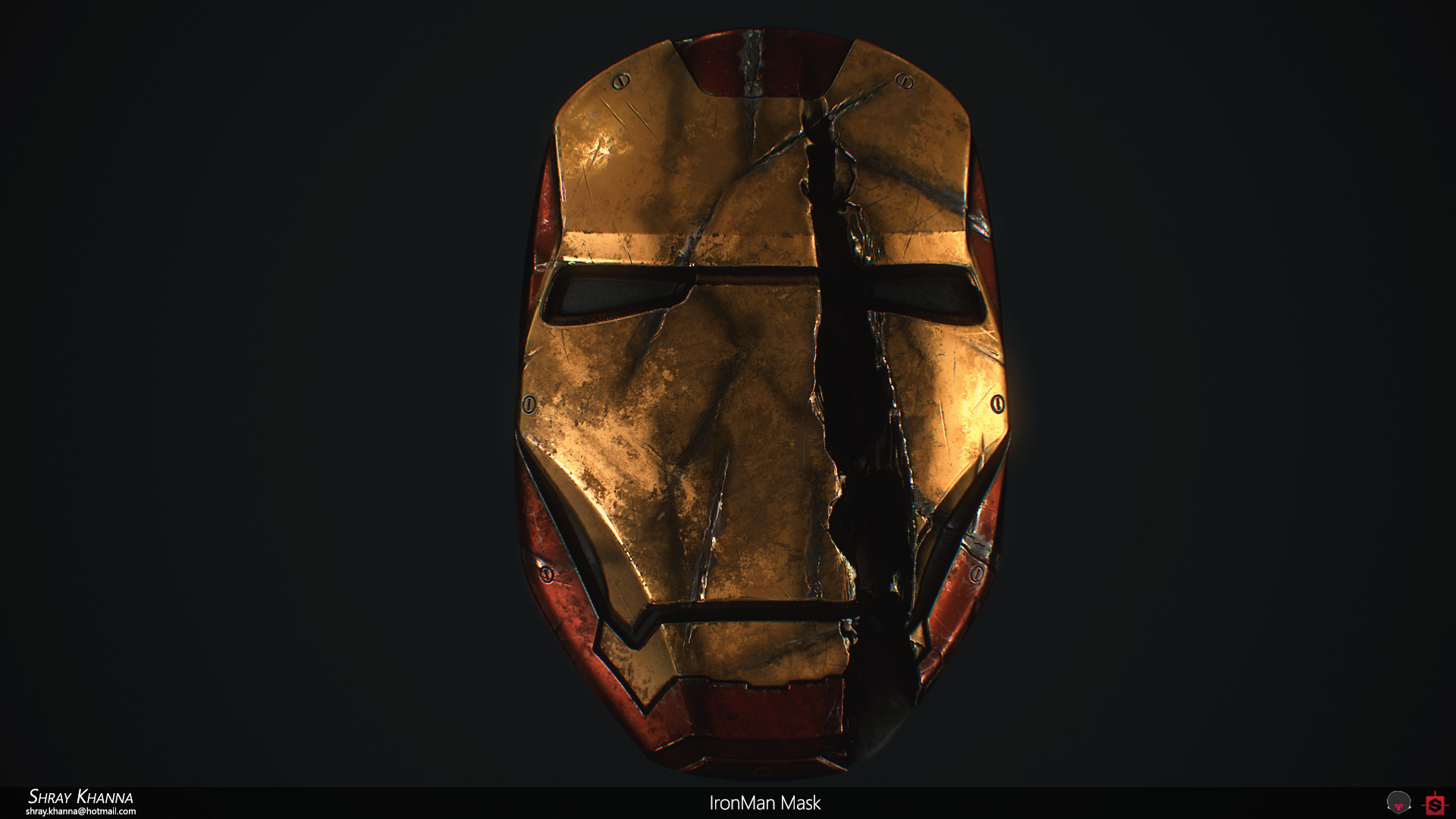 iron man mask 100 procedural