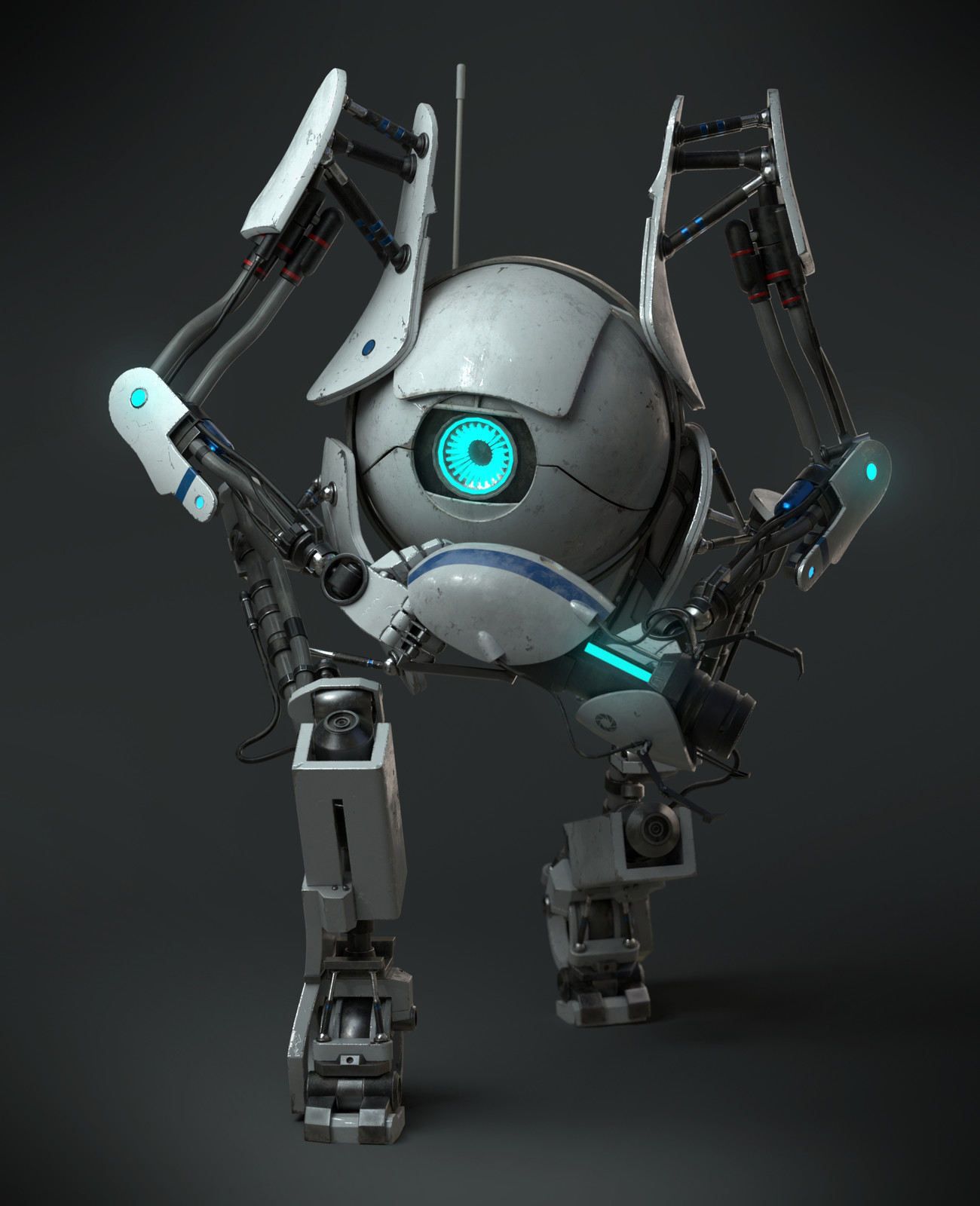 Portal 2 роботы атлас фото 12