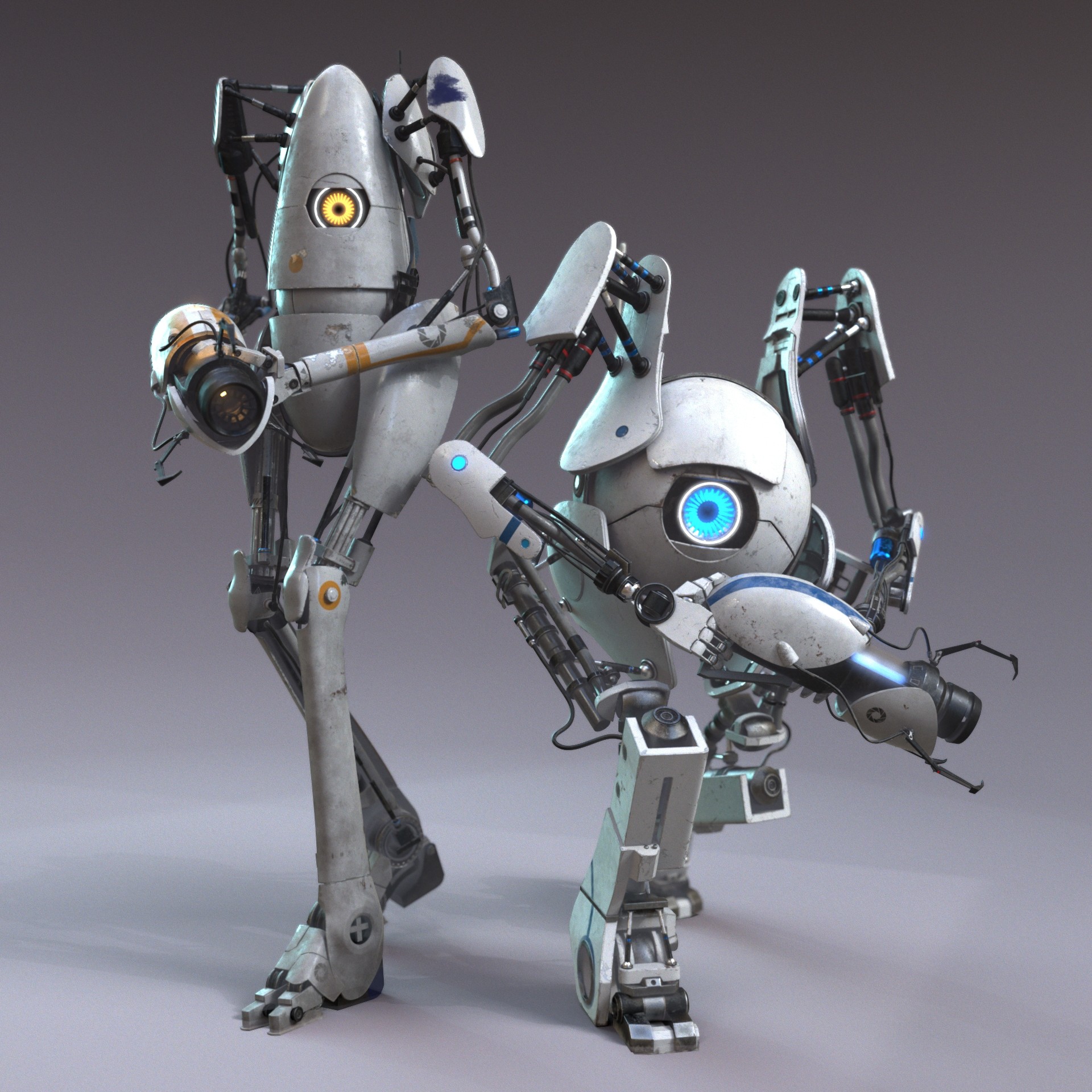 Portal 2 уровень с роботами фото 10
