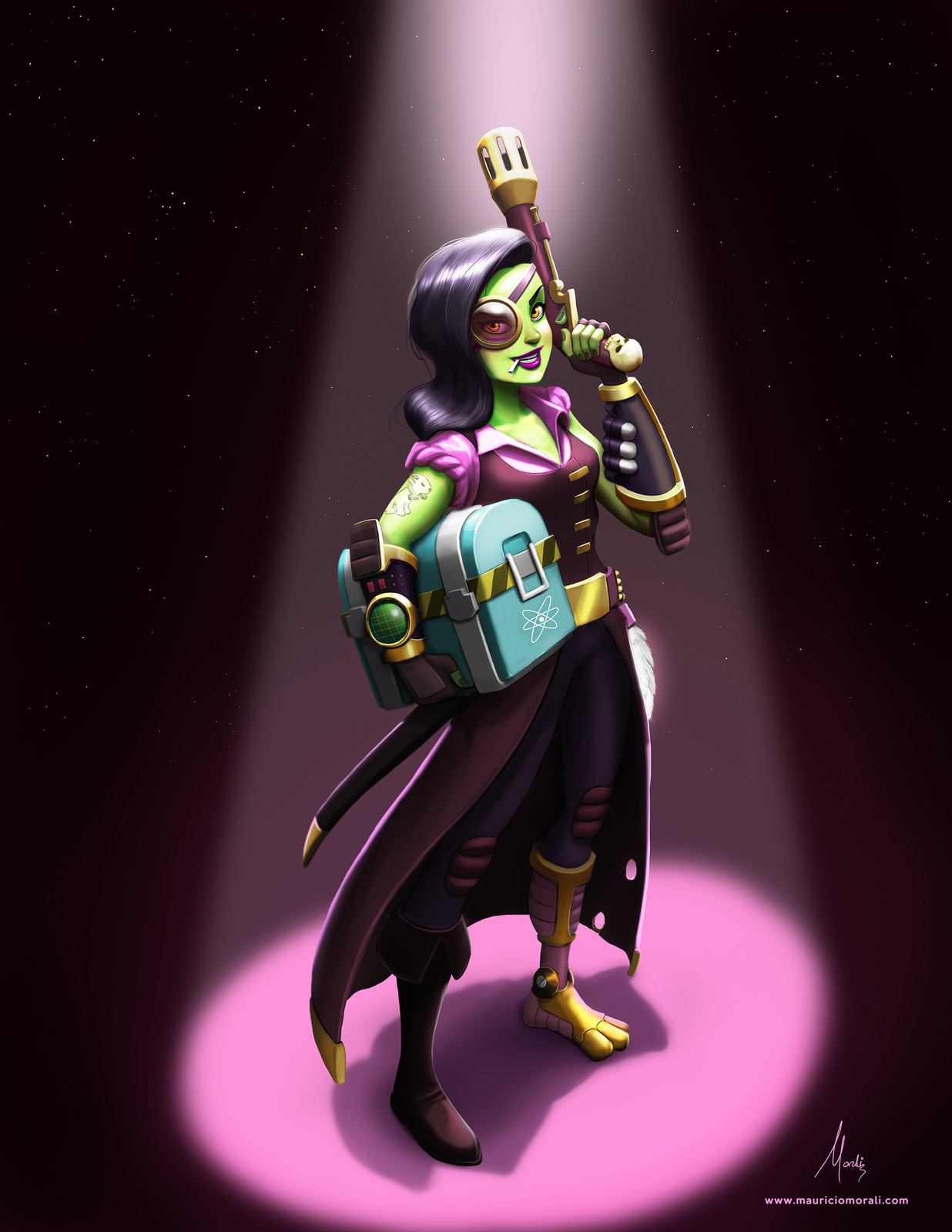 Lucky Bonnie, Space Pirate.
