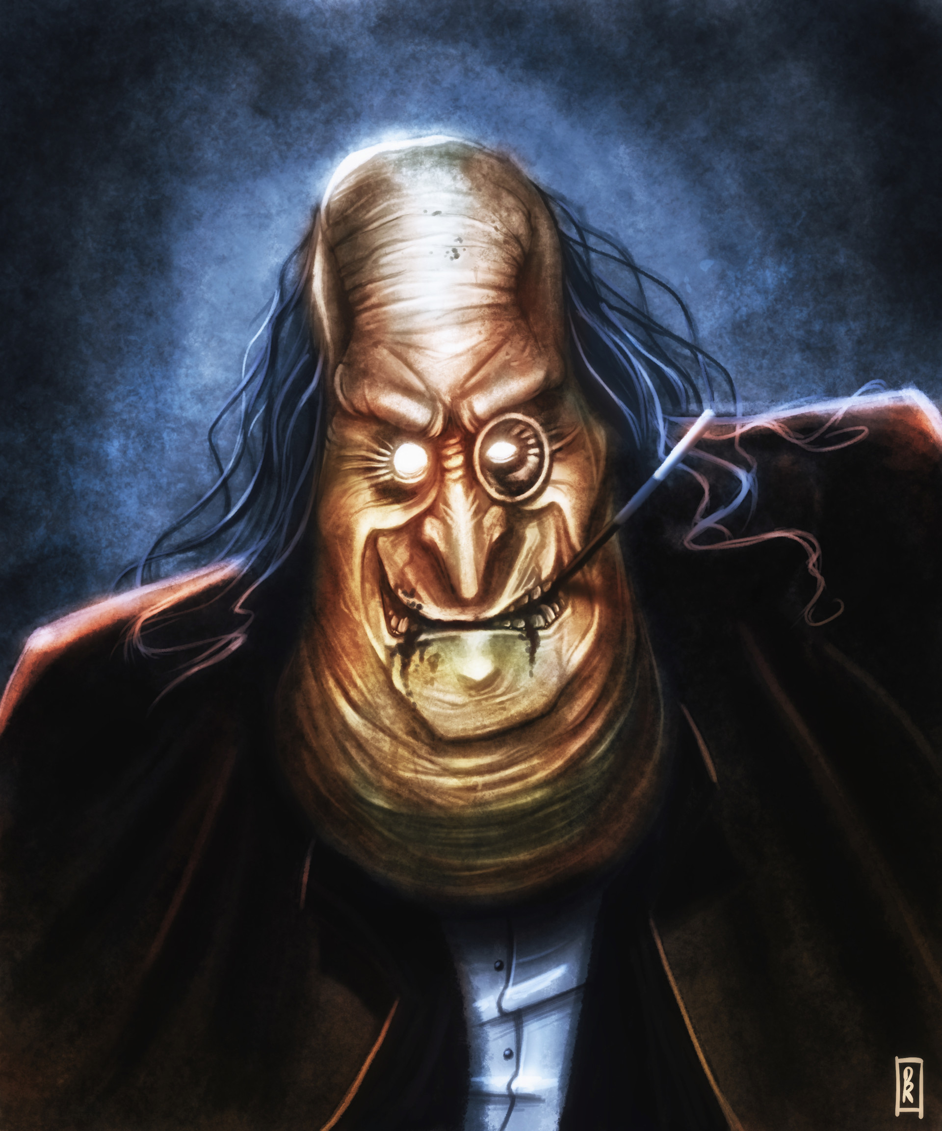Davide Ruvolo Penguin From Batman Digital Art