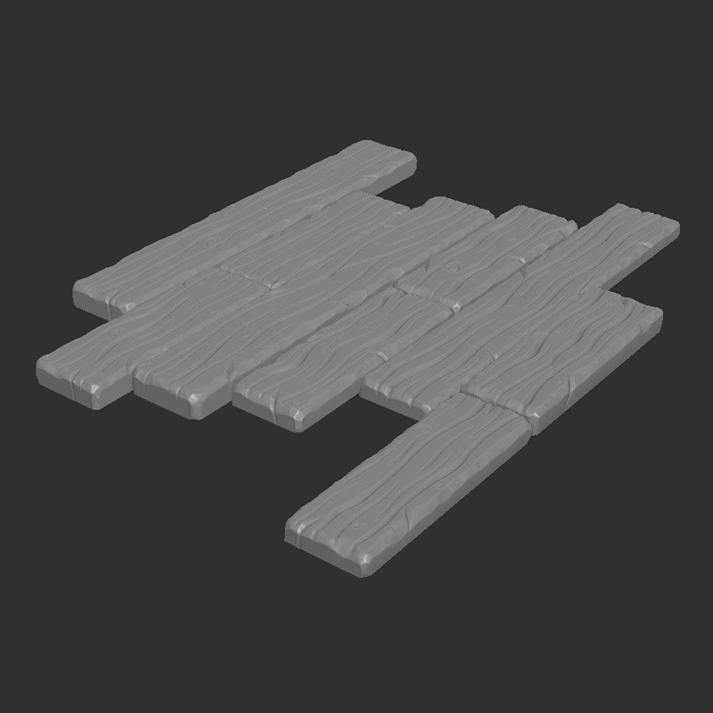 ArtStation , Stylized Wooden Planks Seamless Texture, Justin