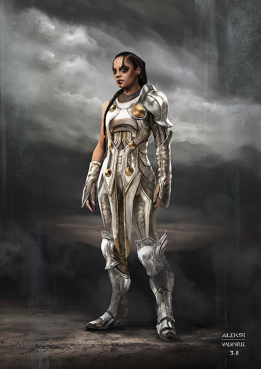 Artstation Thor Ragnarok Valkyrie Aleksi Briclot