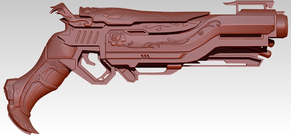 Artstation El Blanco Reaper Hellfire Shotgun Fabian Els