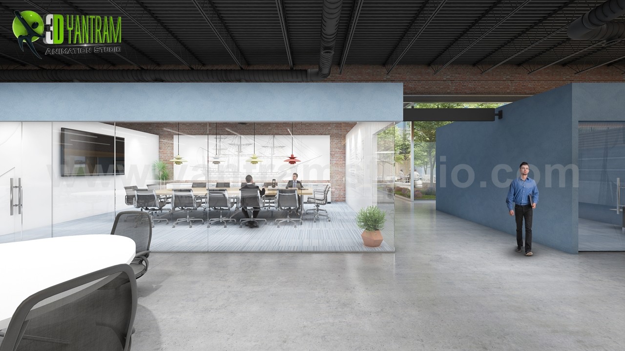 Artstation How To Design Large Office Space Walkthrough Animation By Yantram Architectural Design Studio Yantram Architectural Design Studio