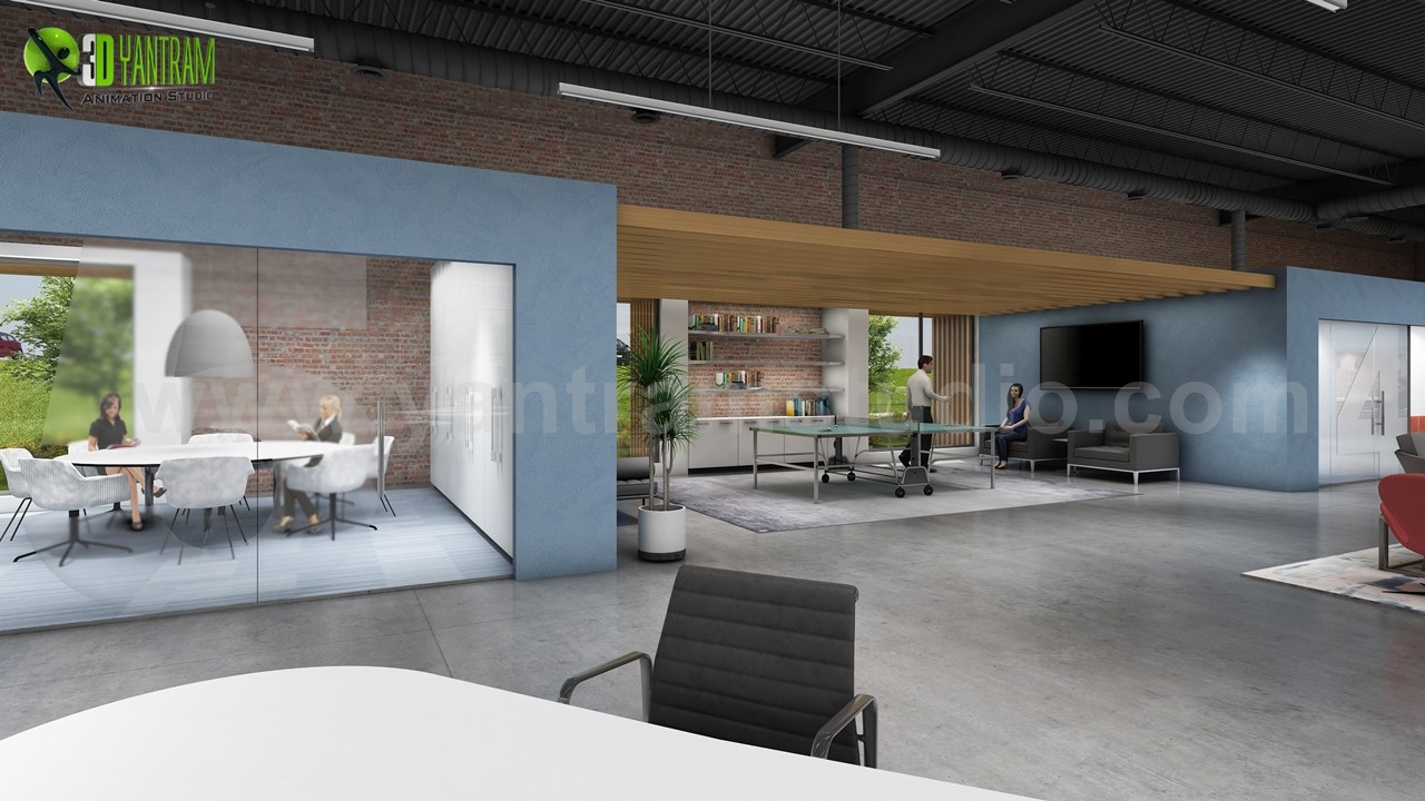 Artstation How To Design Large Office Space Walkthrough Animation By Yantram Architectural Design Studio Yantram Architectural Design Studio