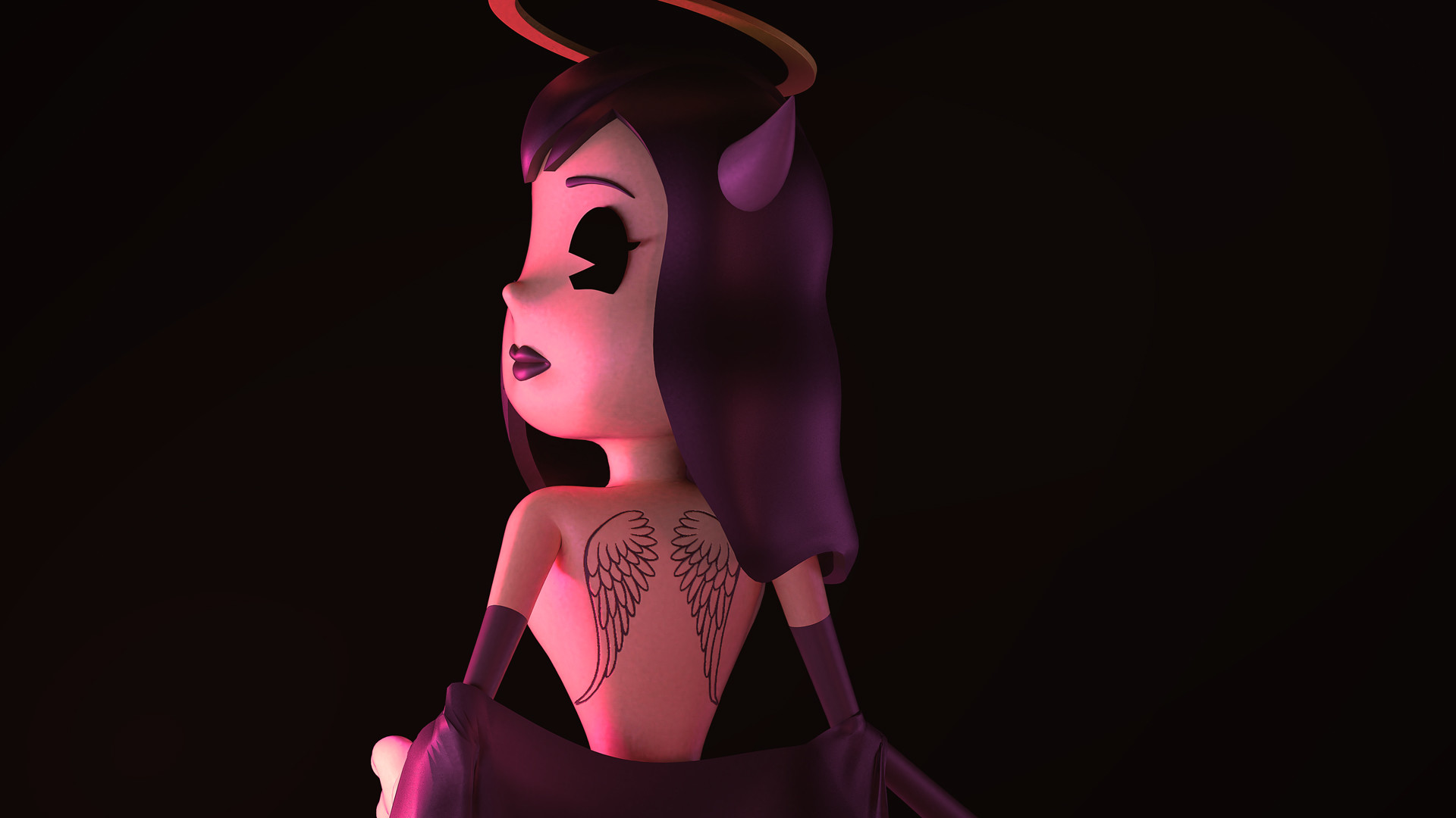 Artstation Alice The Angel 3d Model Will Diaz