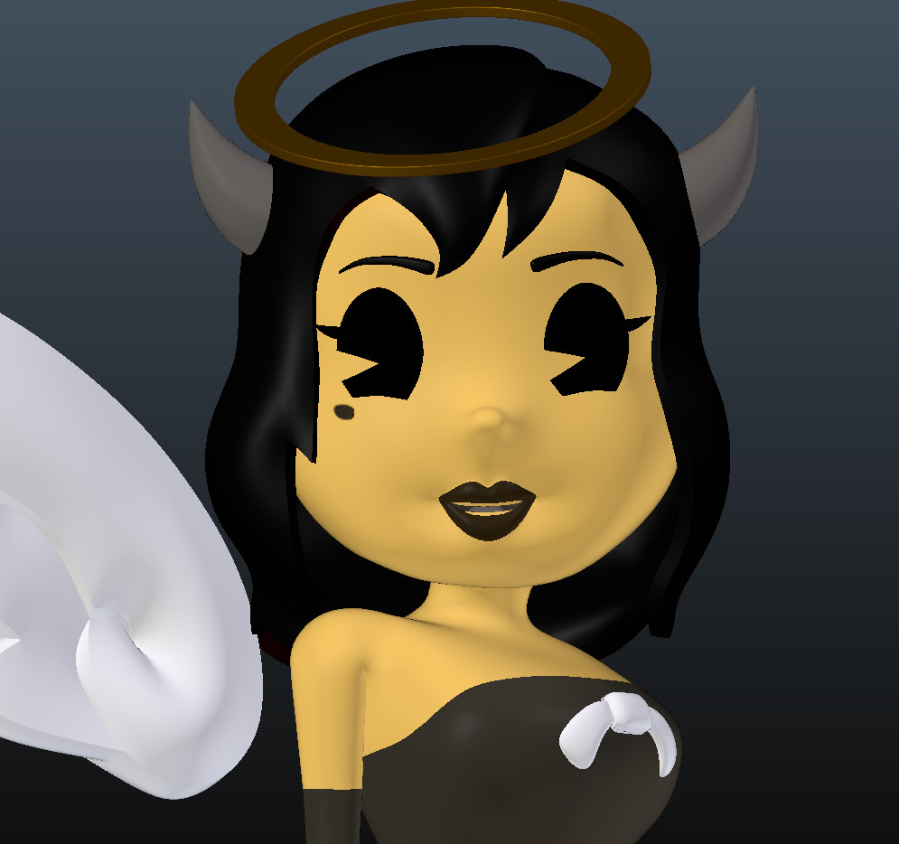 William Rabbit Alice The Angel (3D MODEL)