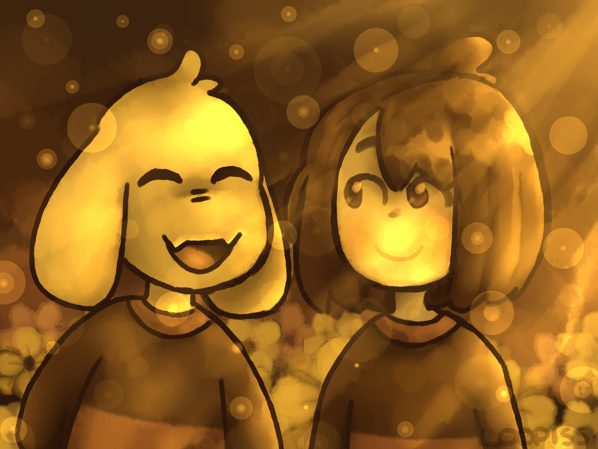 Chara And Asriel Fanart