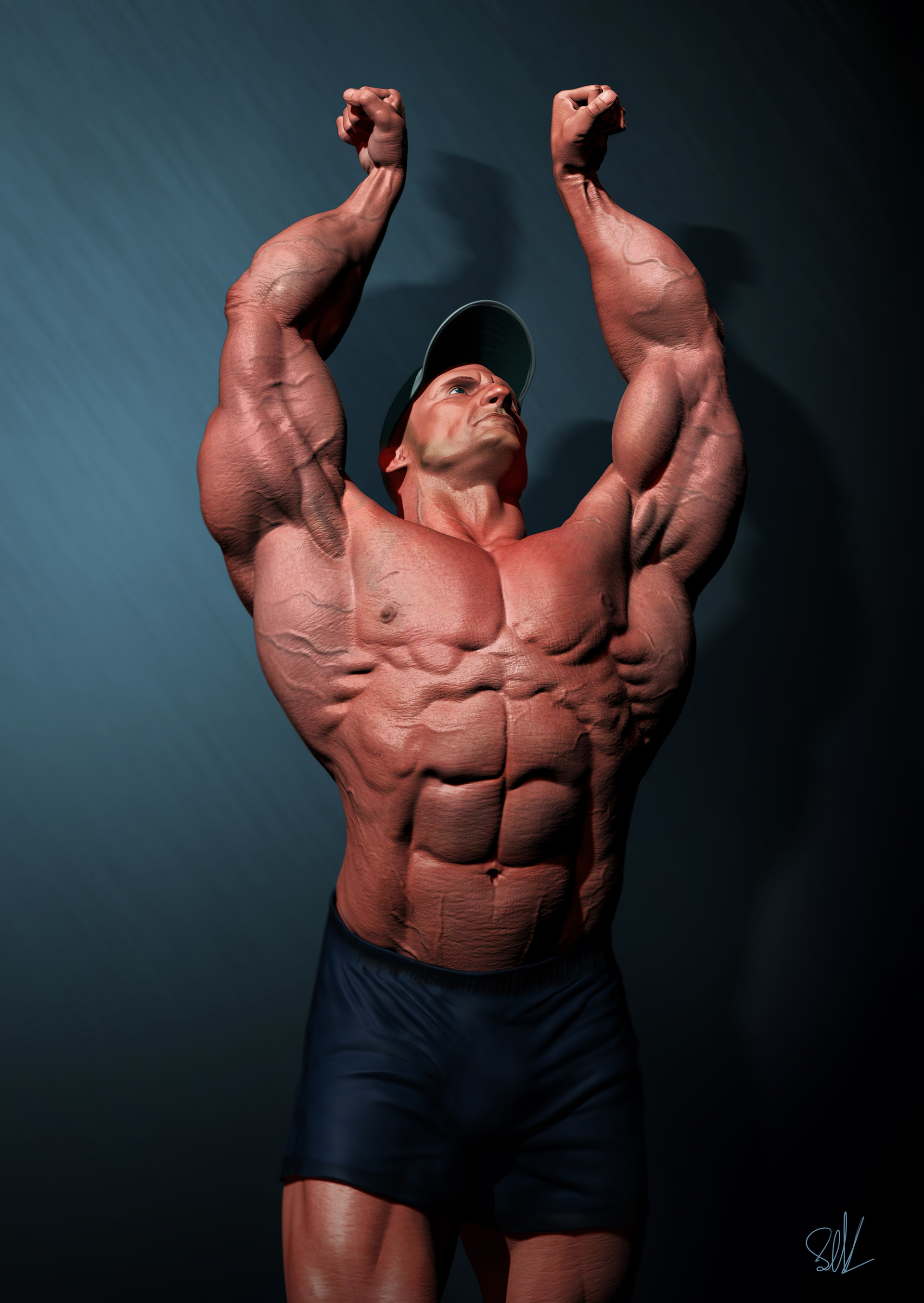 Latino Body Builder