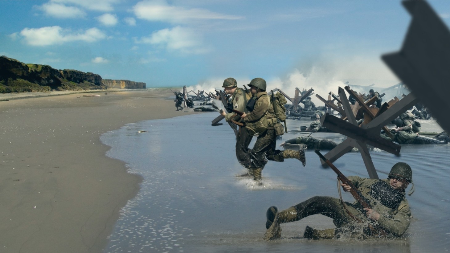 Битва за нормандию. Омаха Бич высадка в Нормандии. Омаха пляж 1944 высадка в Нормандии. Нормандия пляж Омаха. Ww2 высадка в Нормандии.