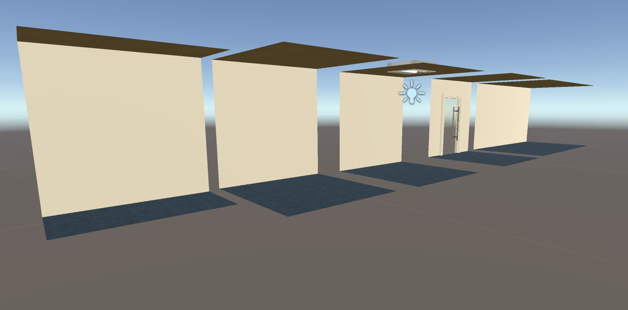 Modular half hallways 