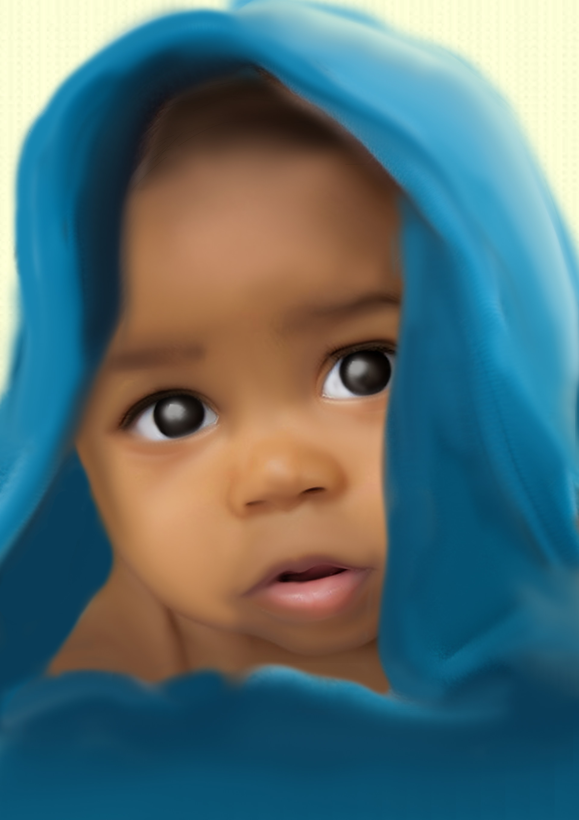 Artstation Baby Digital Painting Shree Bhattacharya