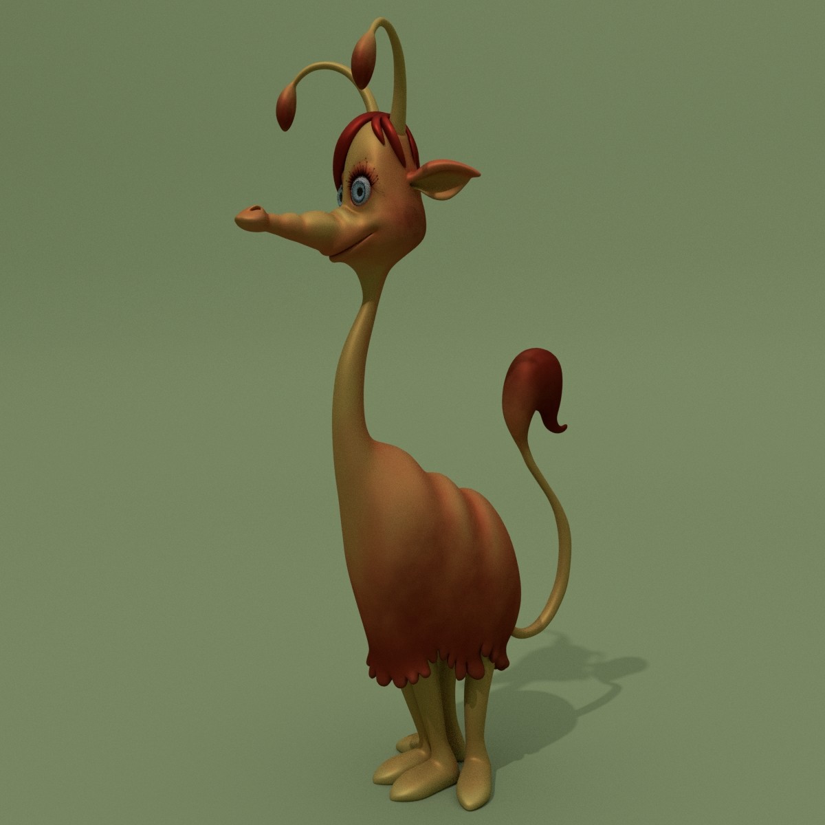 Ada King Cartoon Alien Jessica