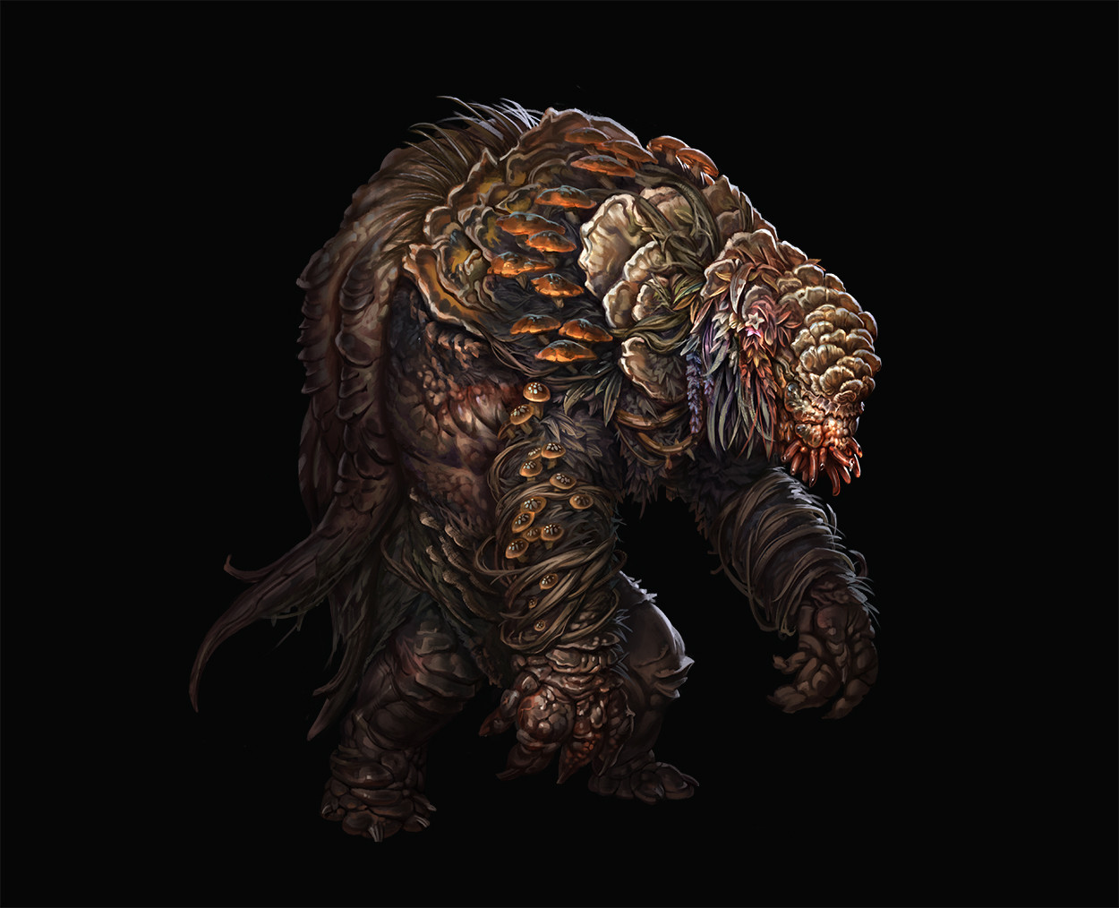 Artstation Fungus Creeper Hye Yang Ji