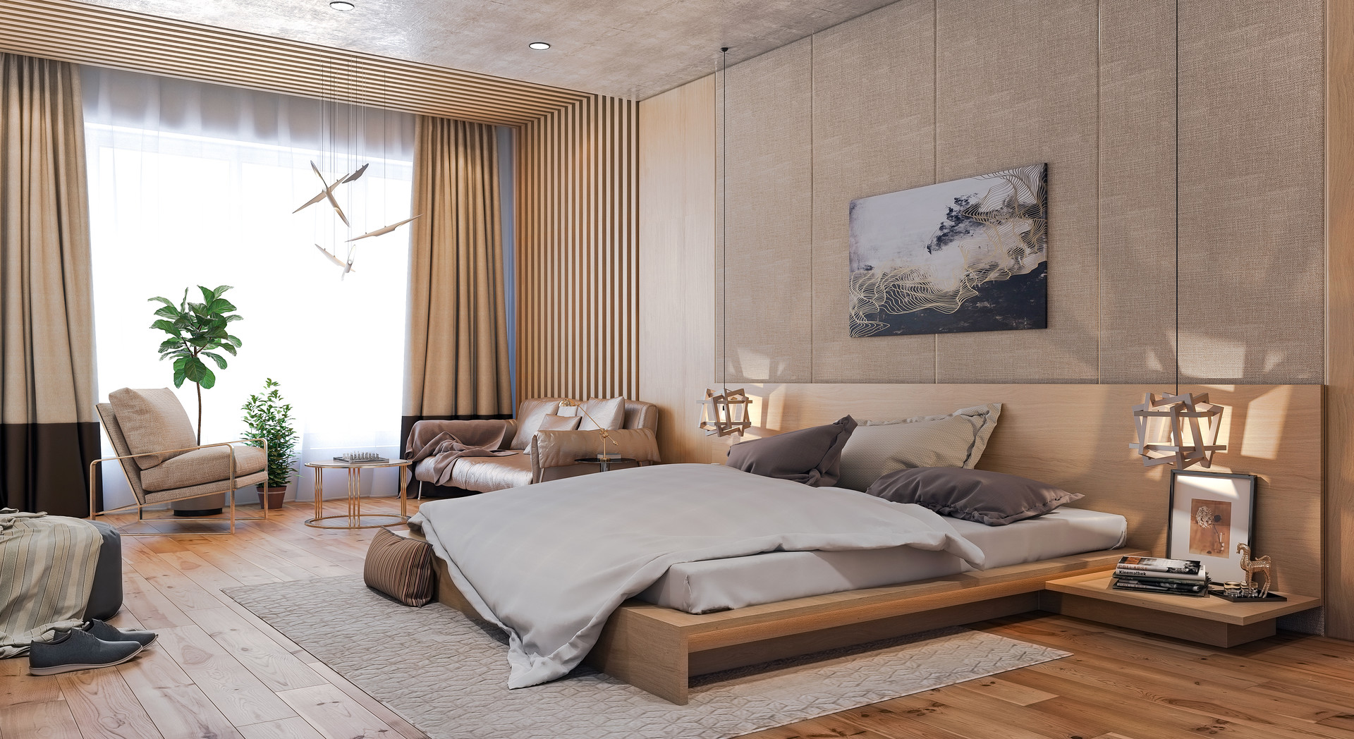 Artstation 3ds Max 2017 V Ray 3 6 Ps Bedroom David Lazishvili