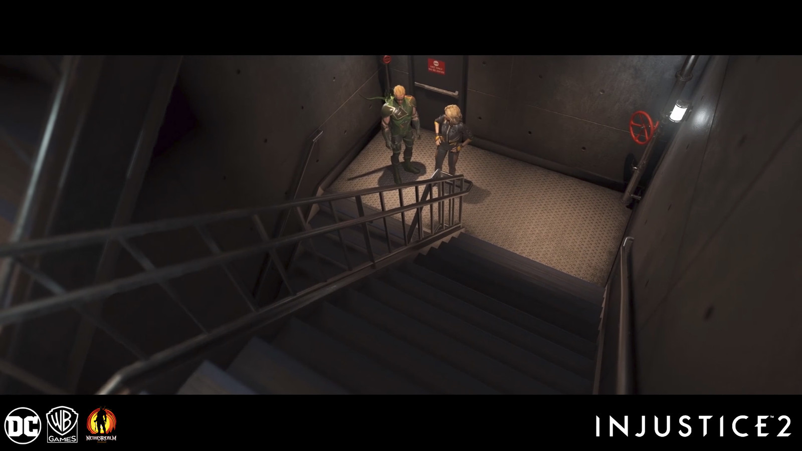 Wayne Stairwell
The pipes and light fixture are assets I created. I also did adjustments to the door, walls, and floor assets.
