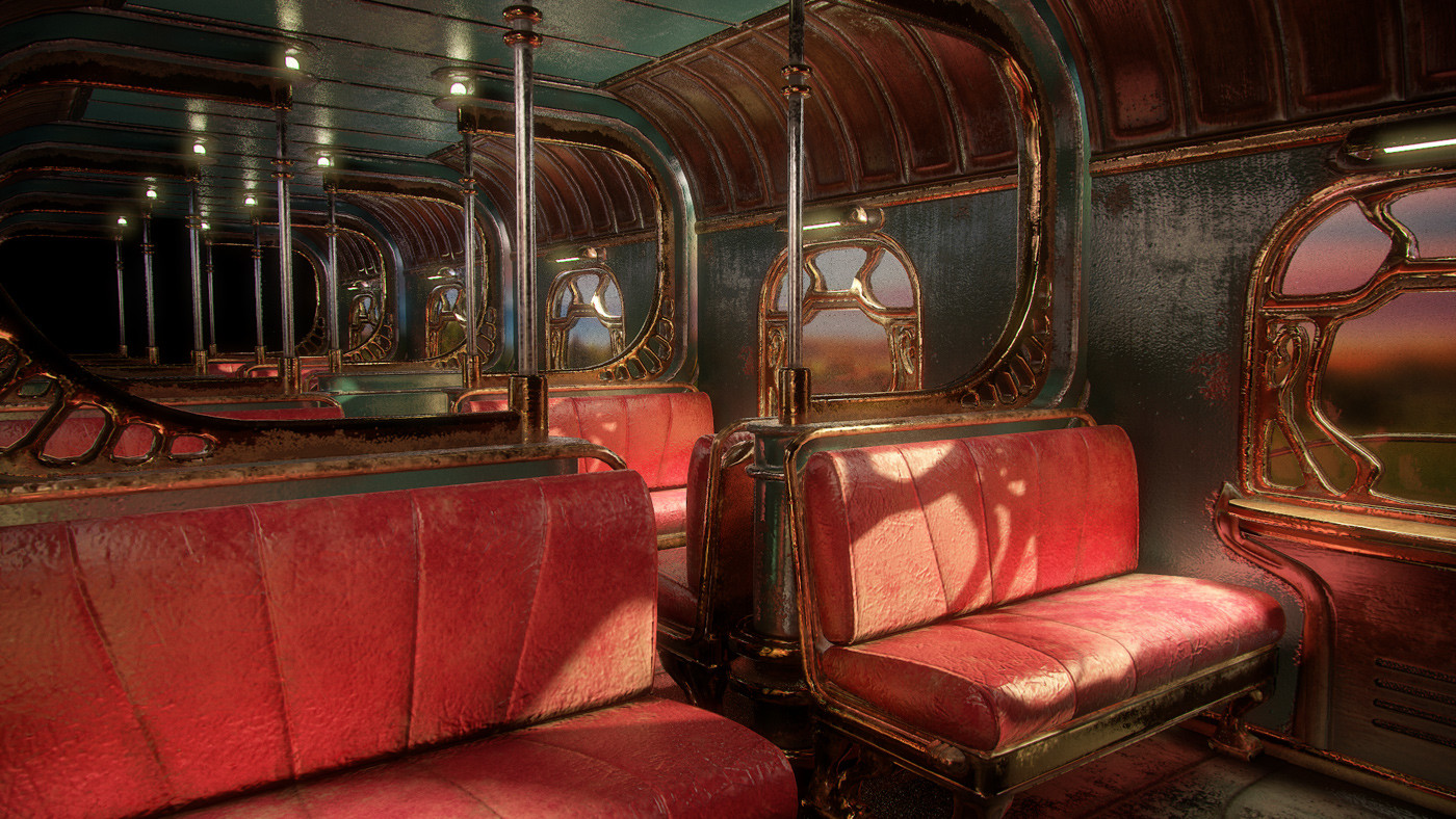 Glenn Donaldson Art Nouveau Train Carriage