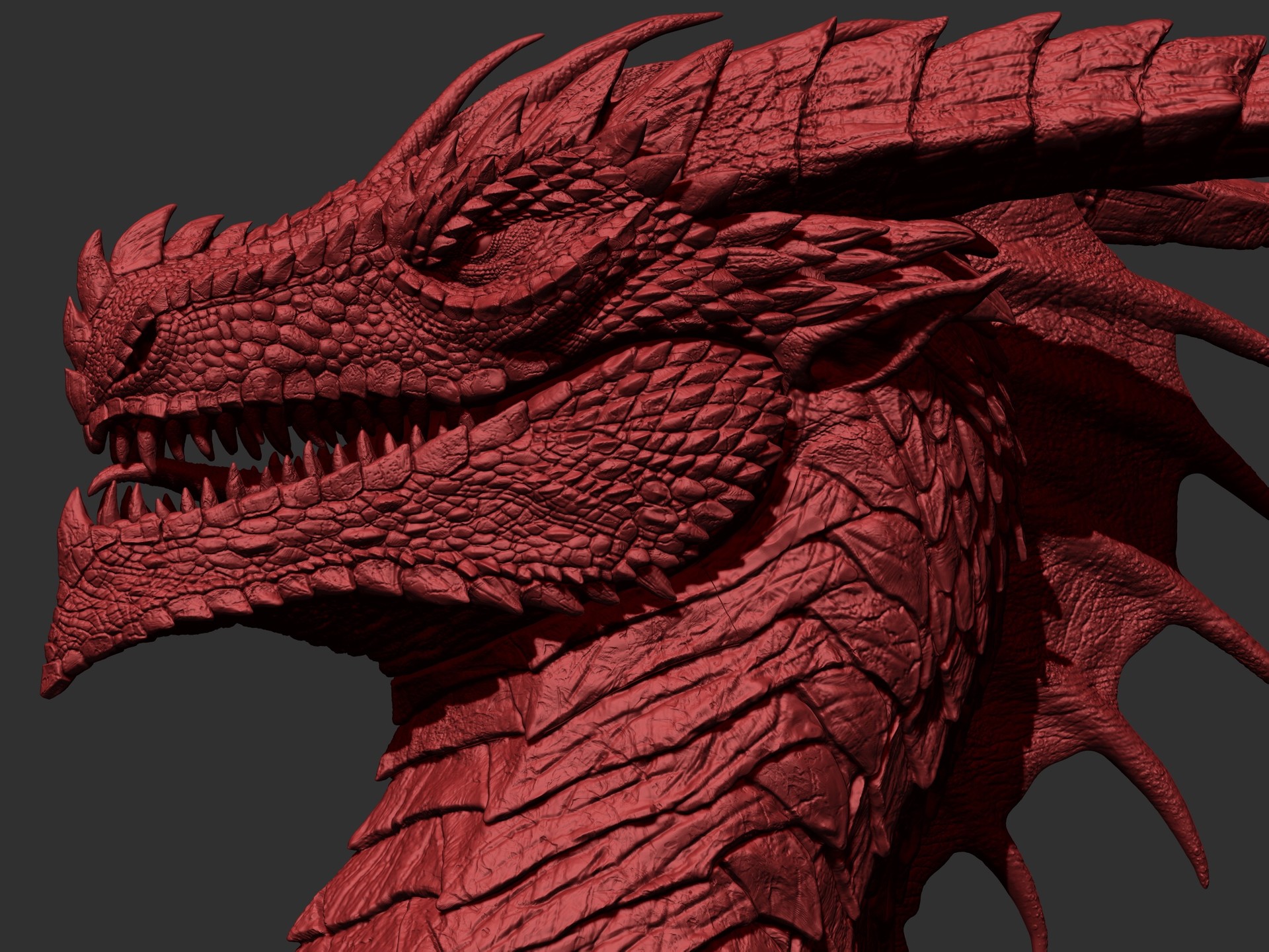 Artstation Dragon Sculpt Practices And 3d Print Hua Qiushi