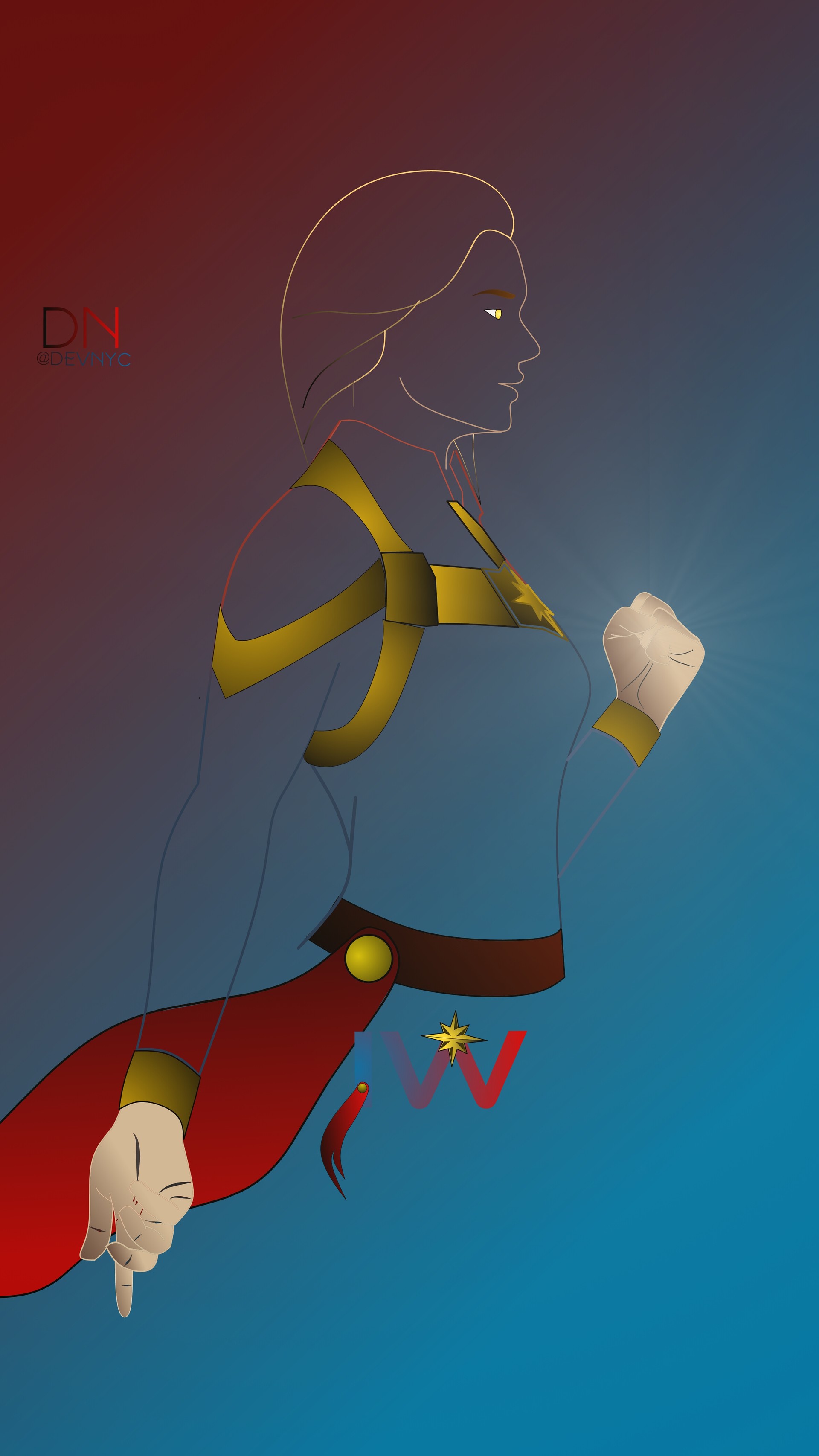ArtStation - Captain Marvel Art (The Hope)