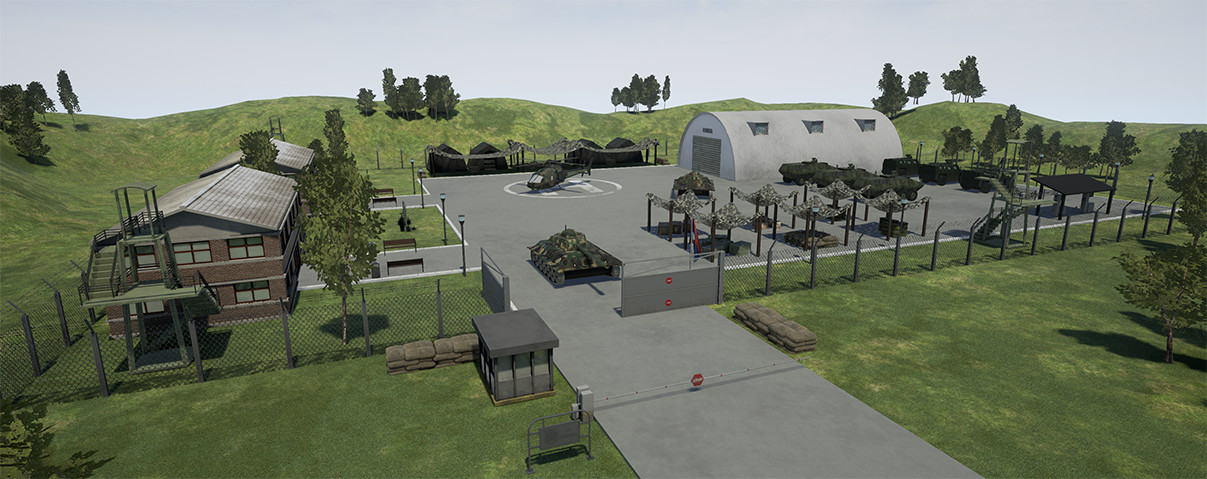 ArtStation - Modern Military Base